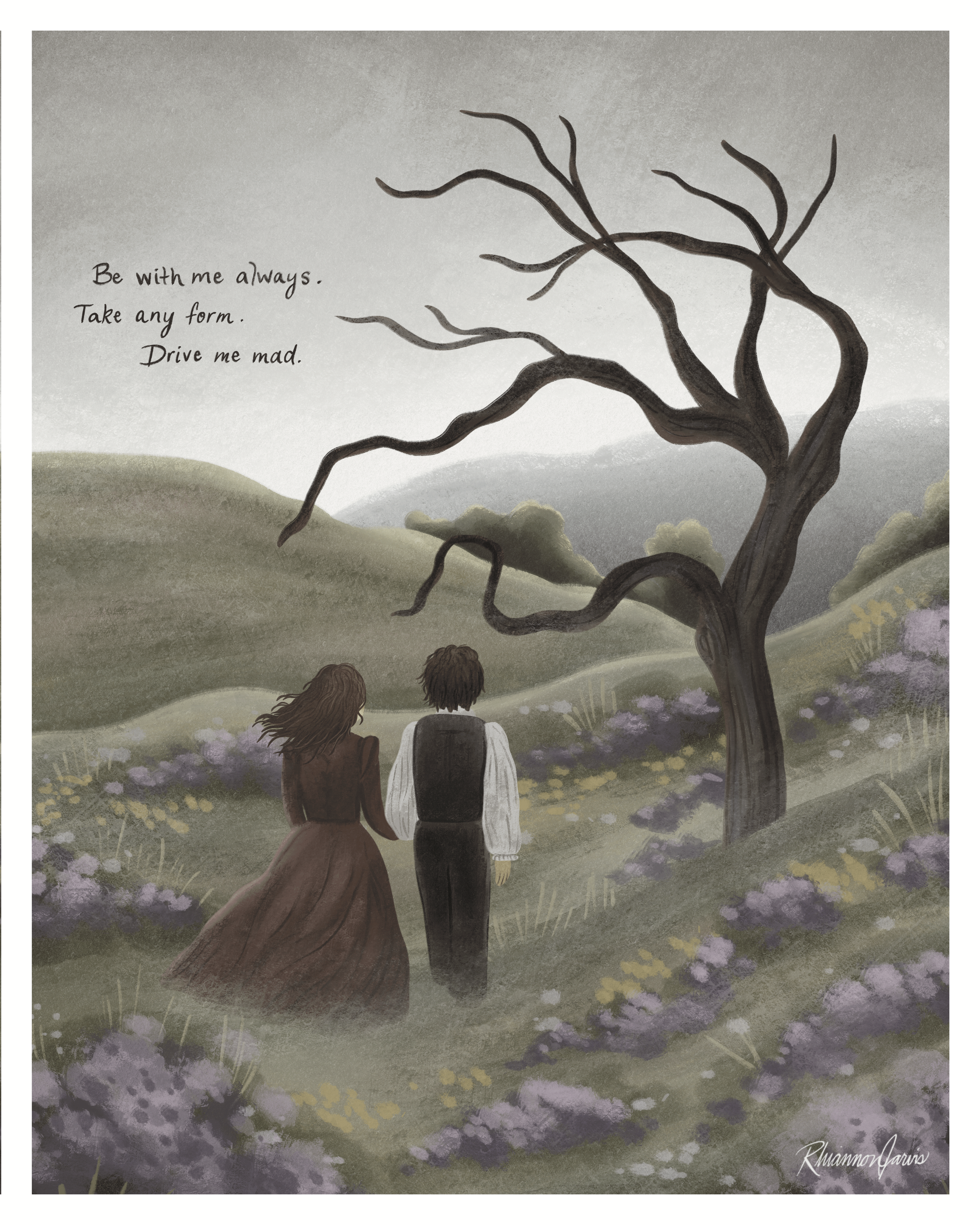 "Drive Me Mad" - 8x10" Giclée Illustration Print