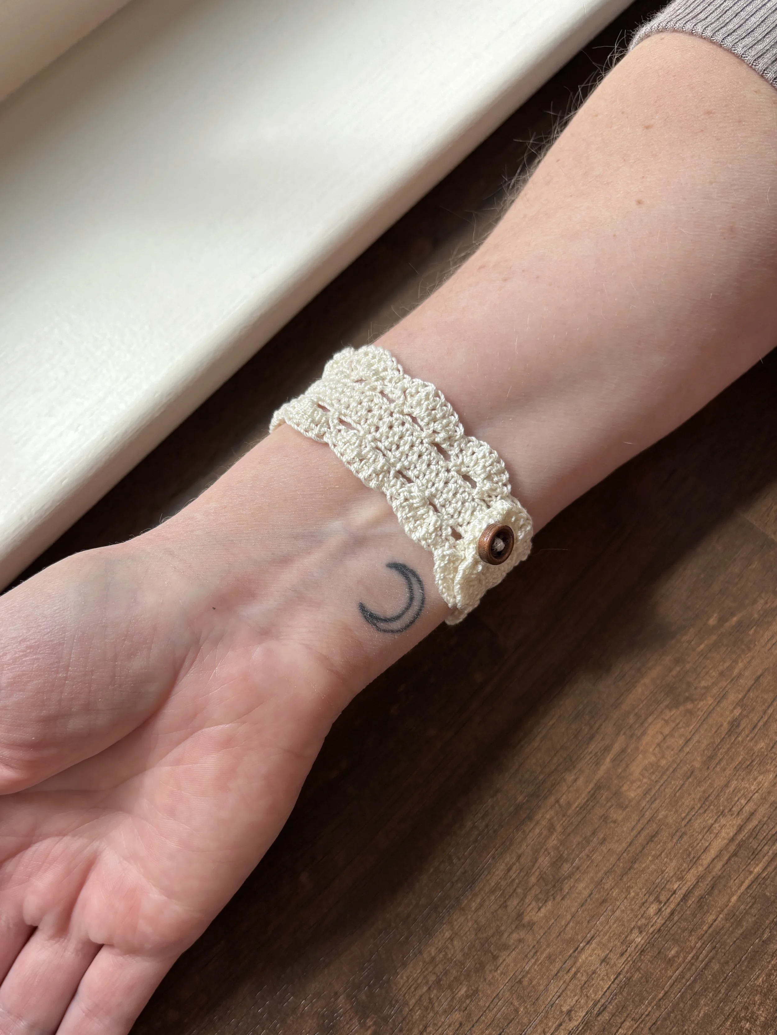 Crochet Cuff Bracelet