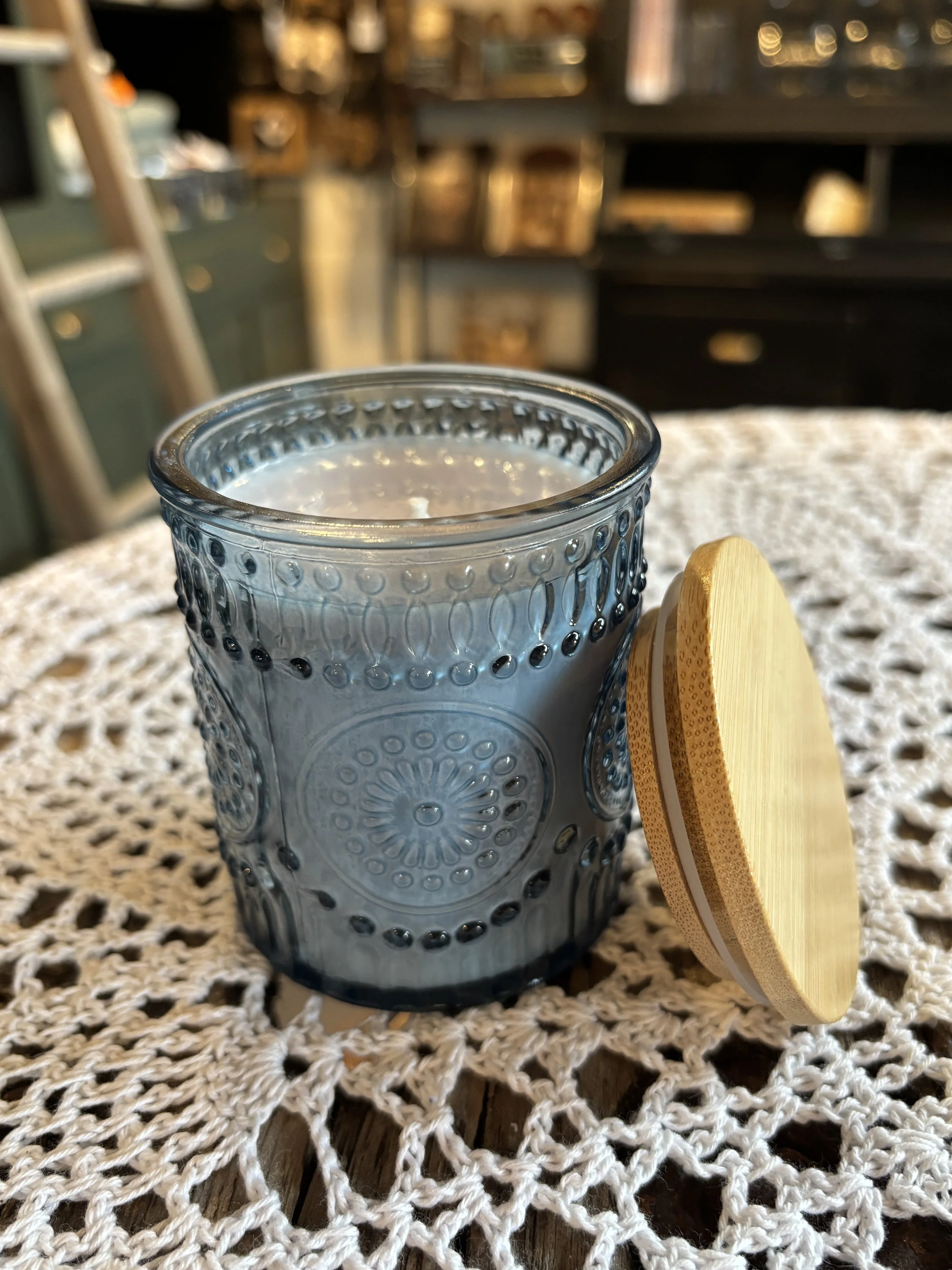 Spring Floral Candle