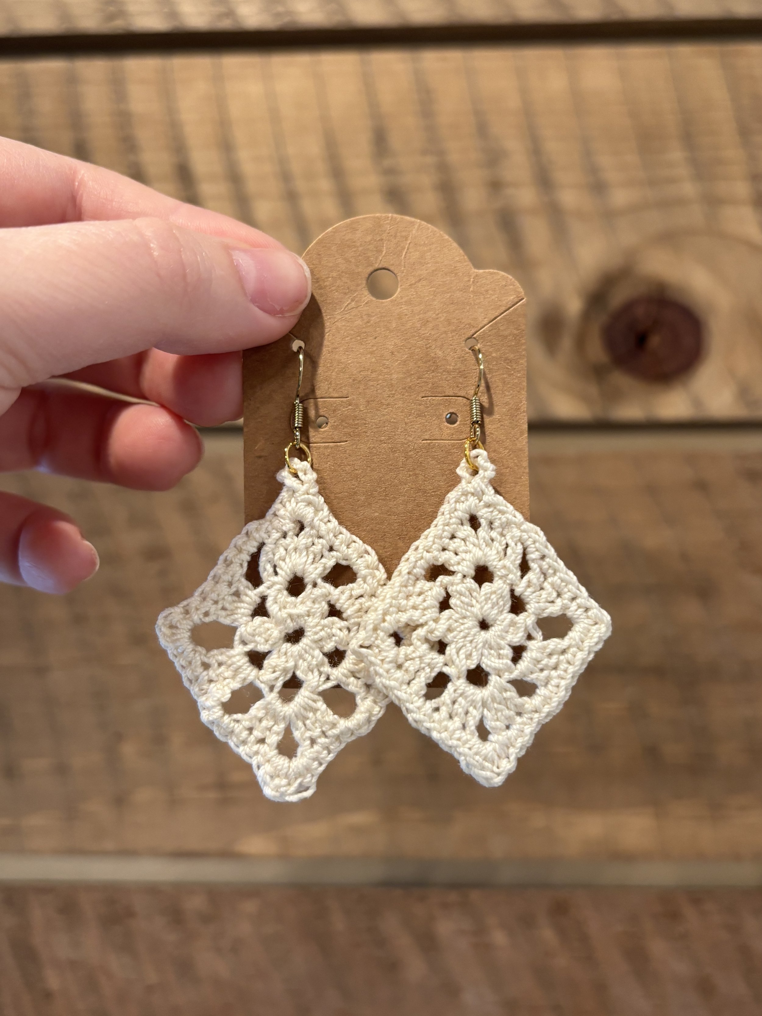 Diamond Crochet Earrings