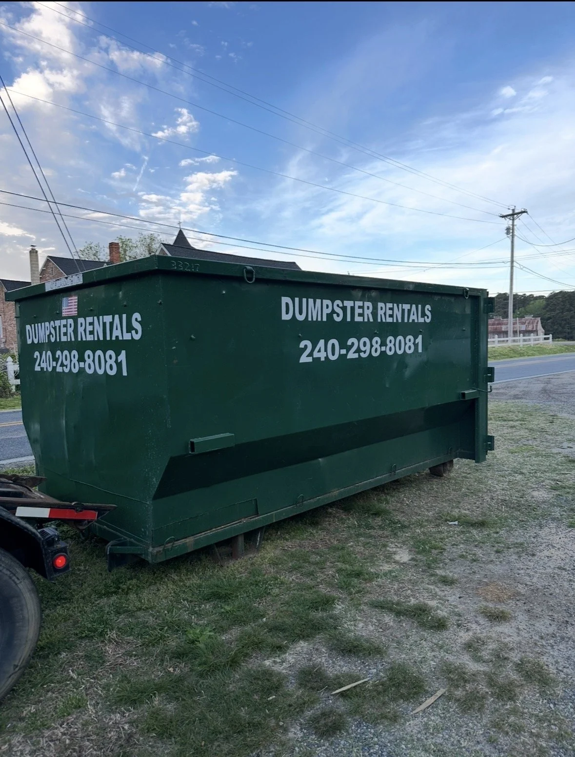 15 yard Dumpster Rental
