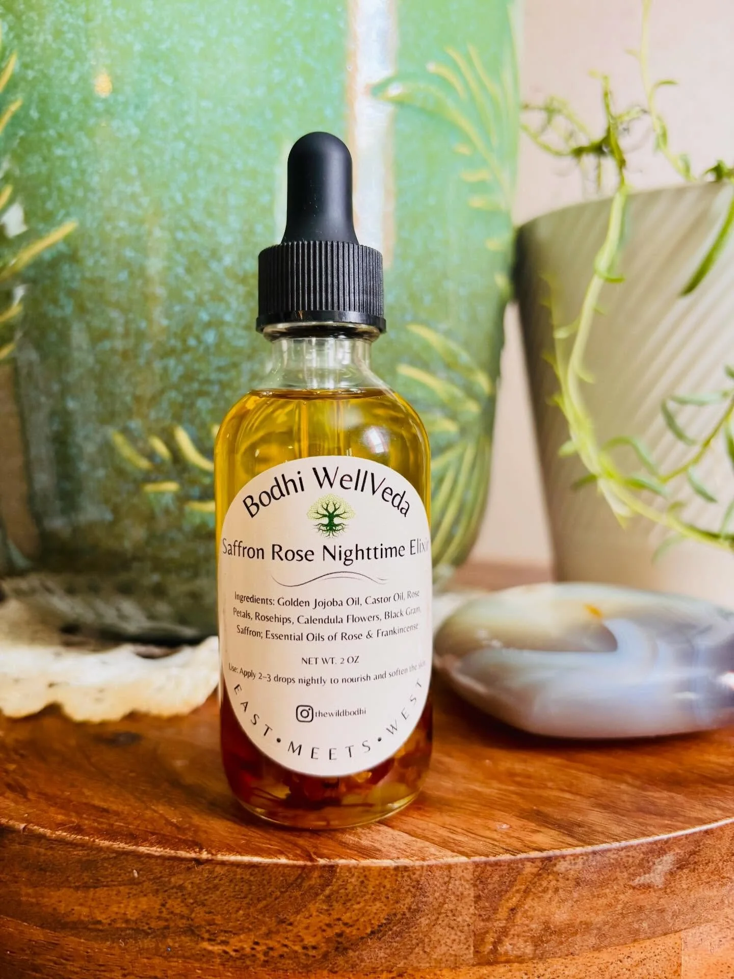 Saffron Rose Nighttime Elixir 🌹✨

This one has been quietly in the works&hellip; and she&rsquo;s finally ready.

Crafted in small batches using the traditional Ayurvedic infusion method in copper with mineral-rich Arkansas spring water &mdash; this 