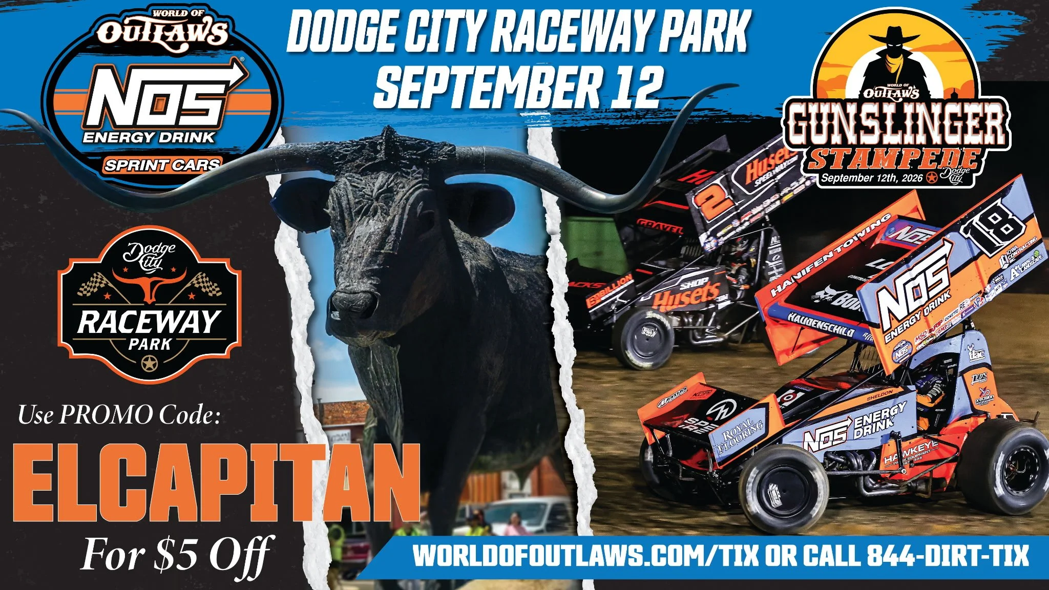 World of Outlaws at Dodge City Raceway Park
