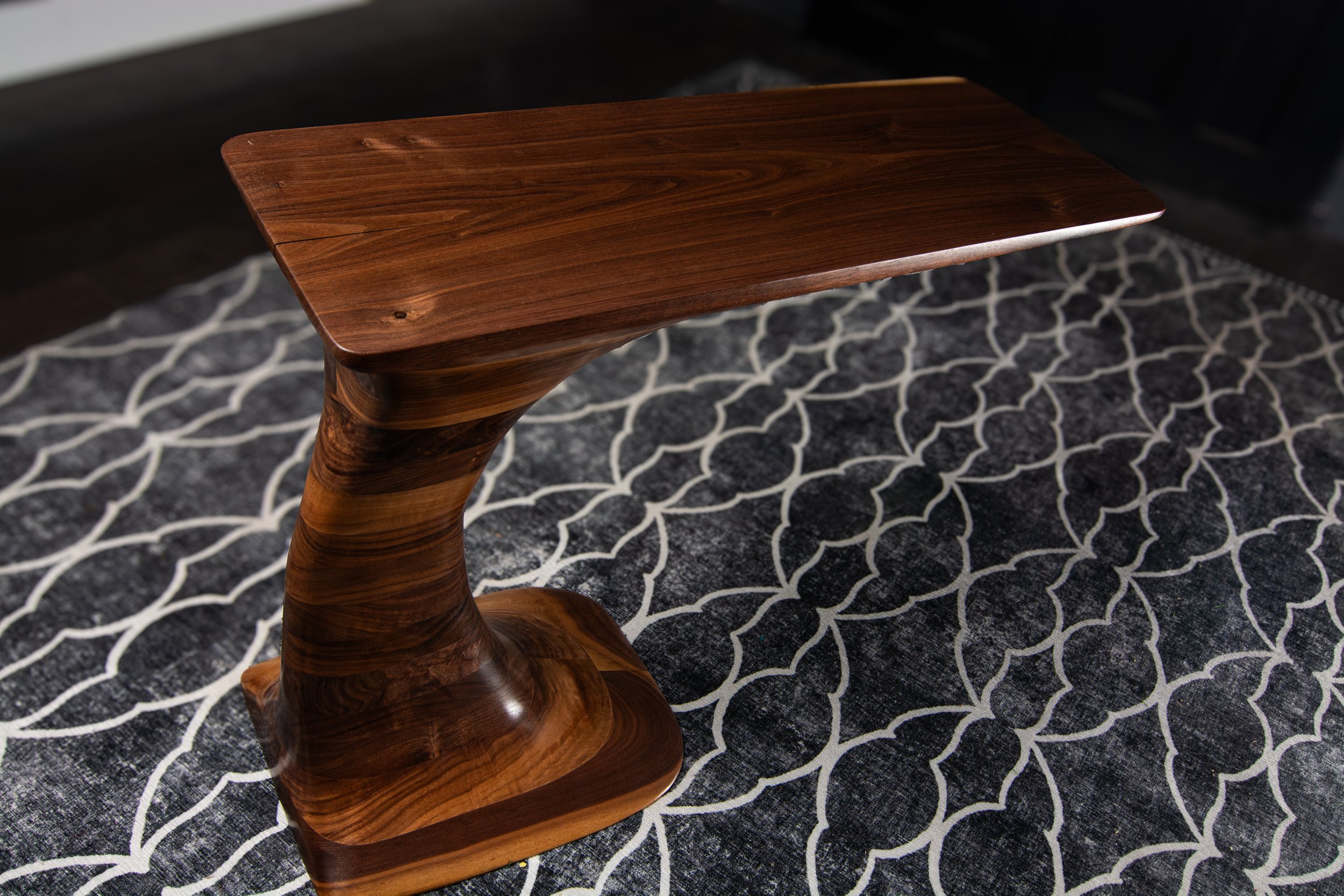 Sculpted end table