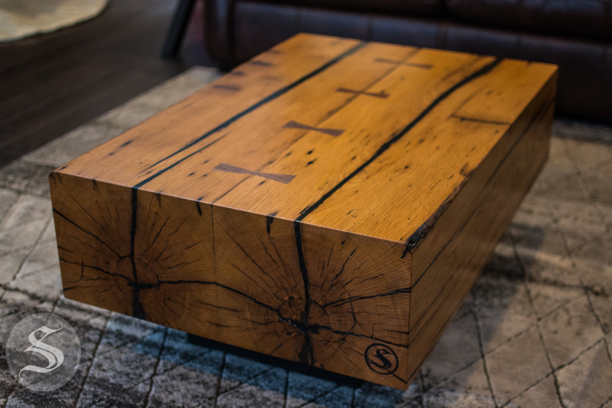 Beam coffee table