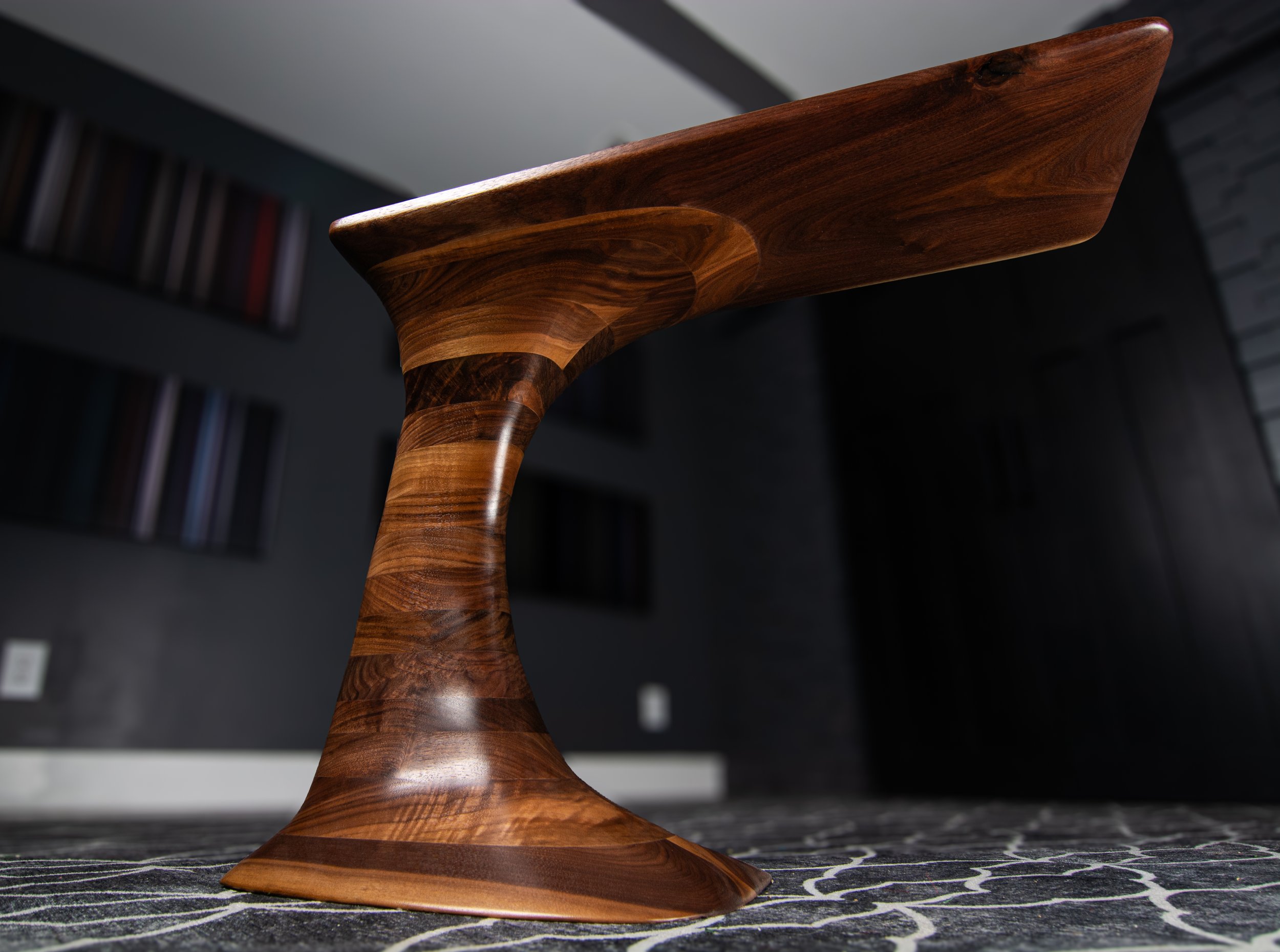 Sculpted end table