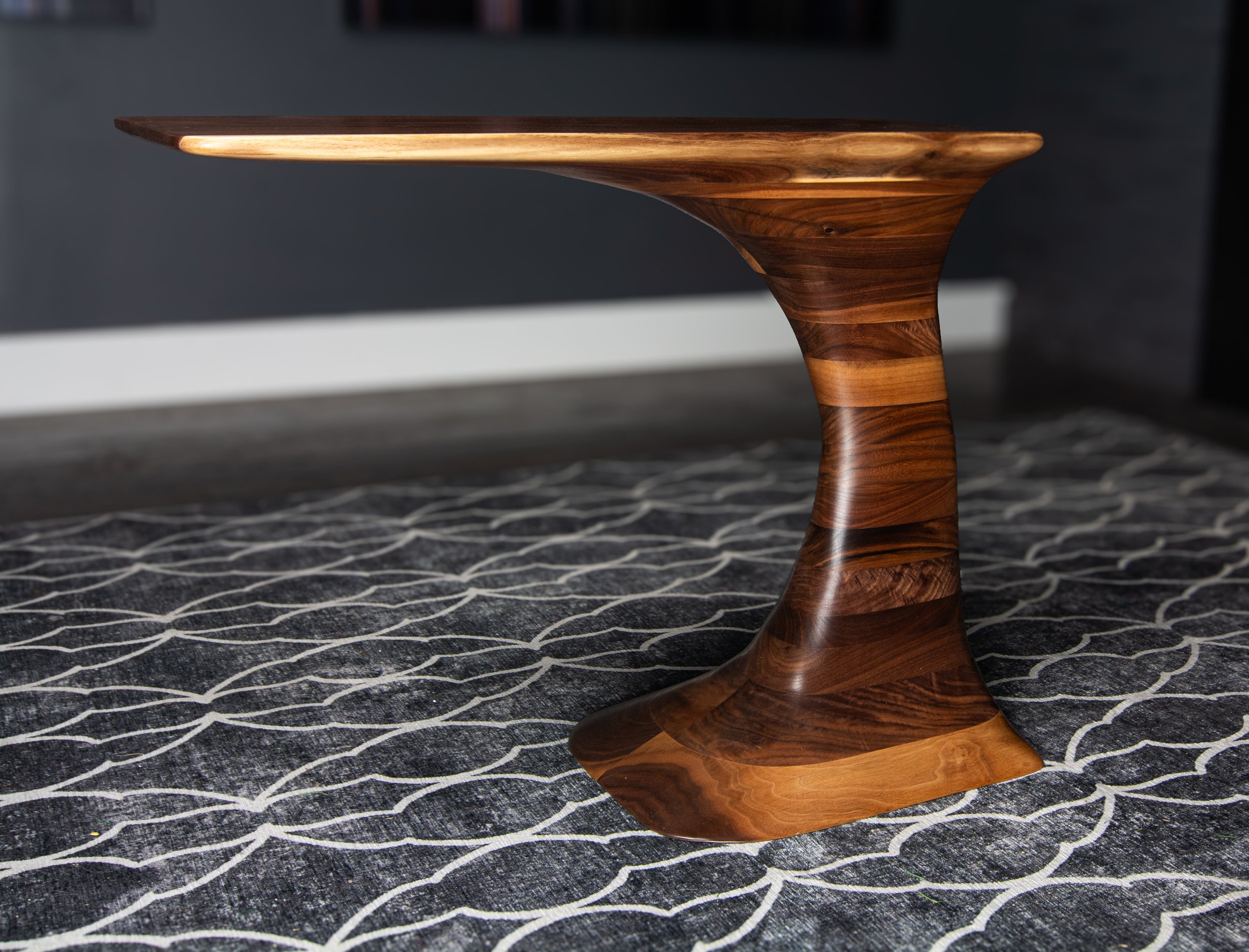 Sculpted end table