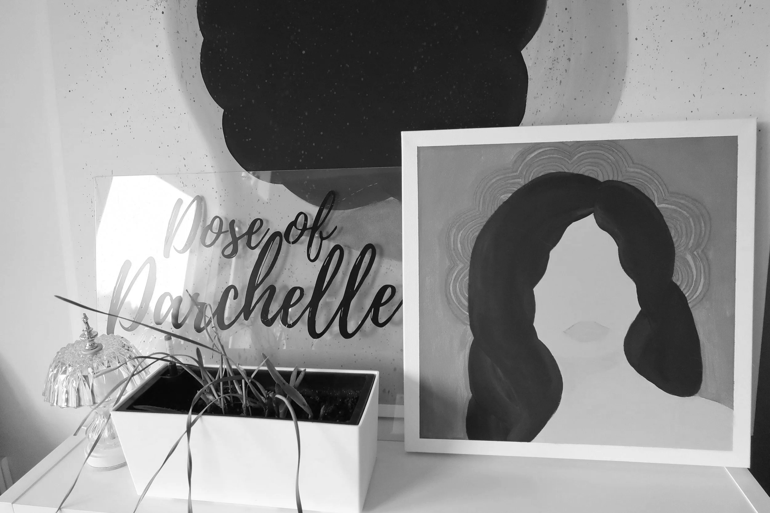 Dose of Darchelle Filler Image of Sign with portrait of Khalia