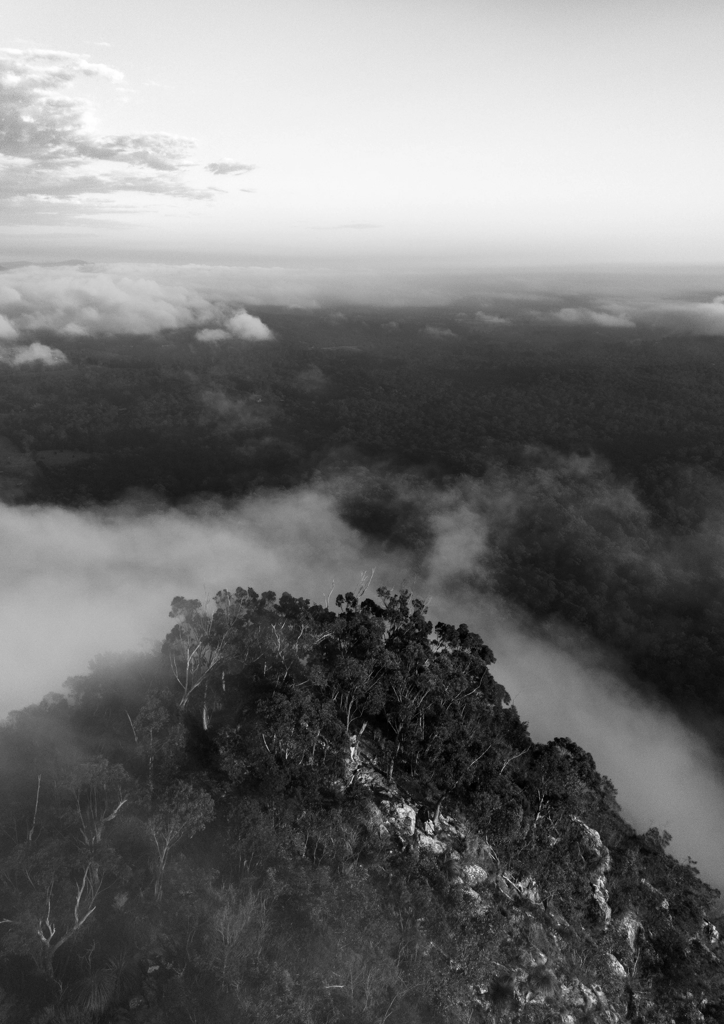 Monochrome Peak | Mount Cooroora