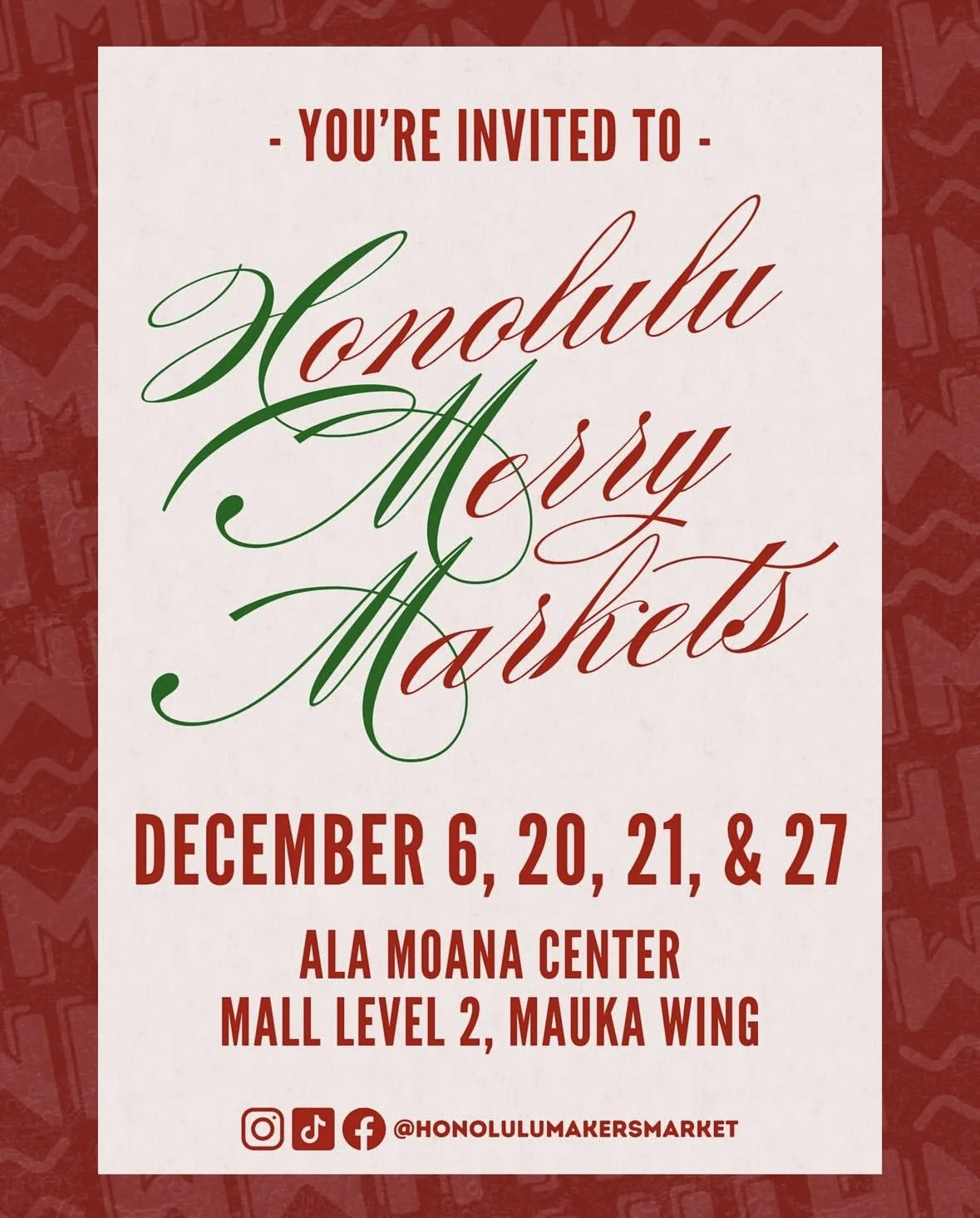 Honolulu Maker’s Market