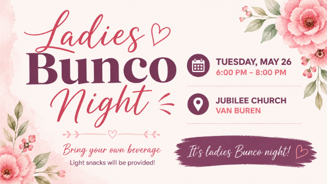JC Ladies Bunco Night
