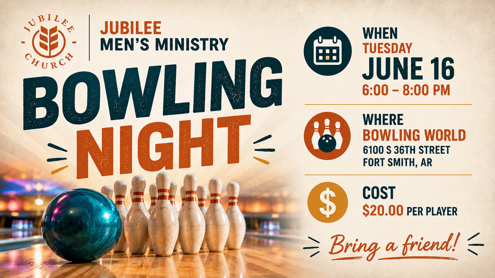 Men's Bowling Night