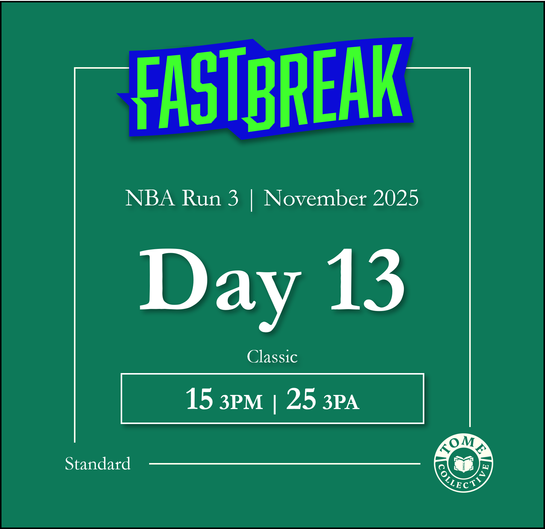 NBA Fast Break Classic | Run 3 | Day 13