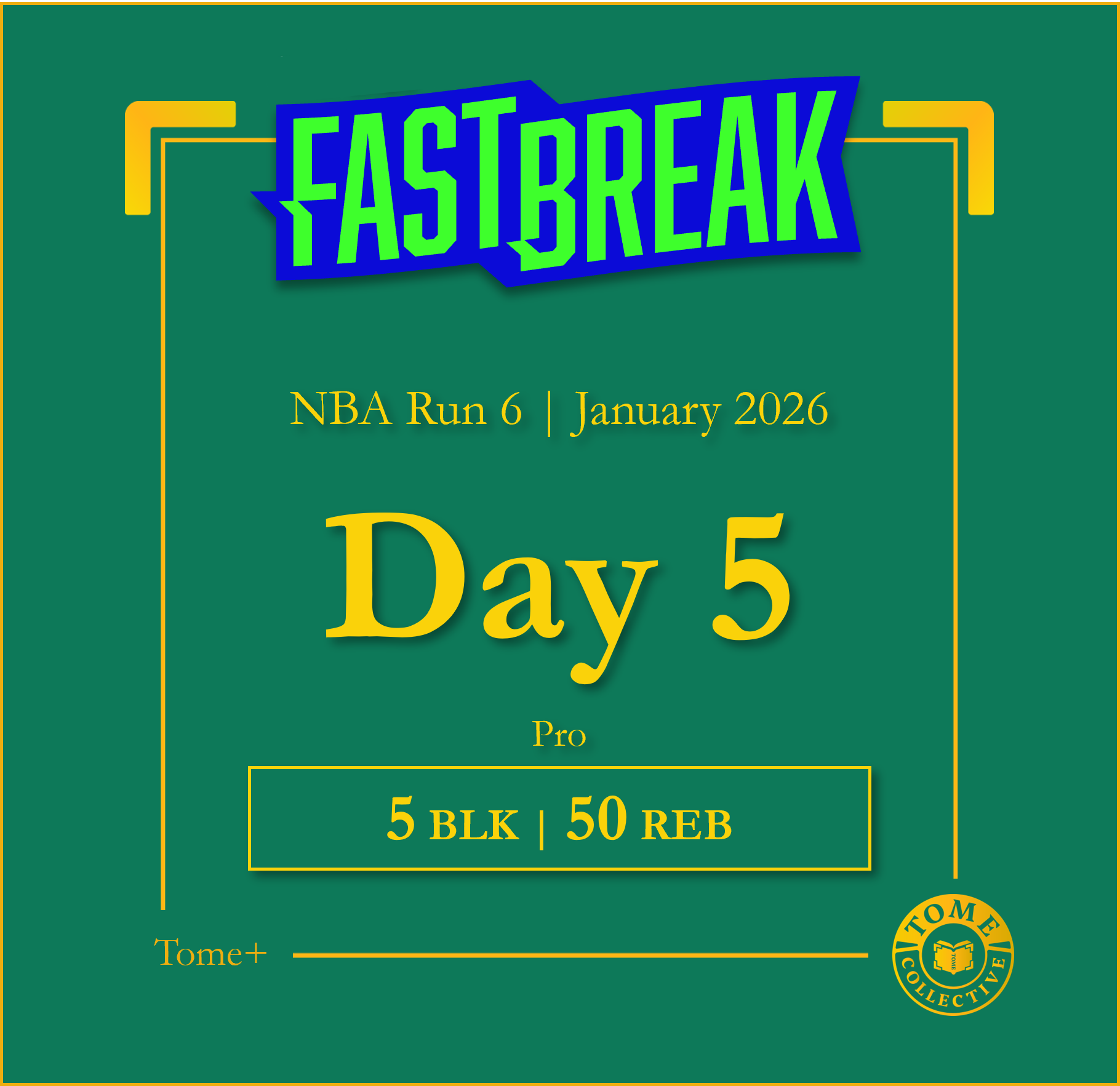 NBA Fast Break Pro+ | Run 6 | Day 5