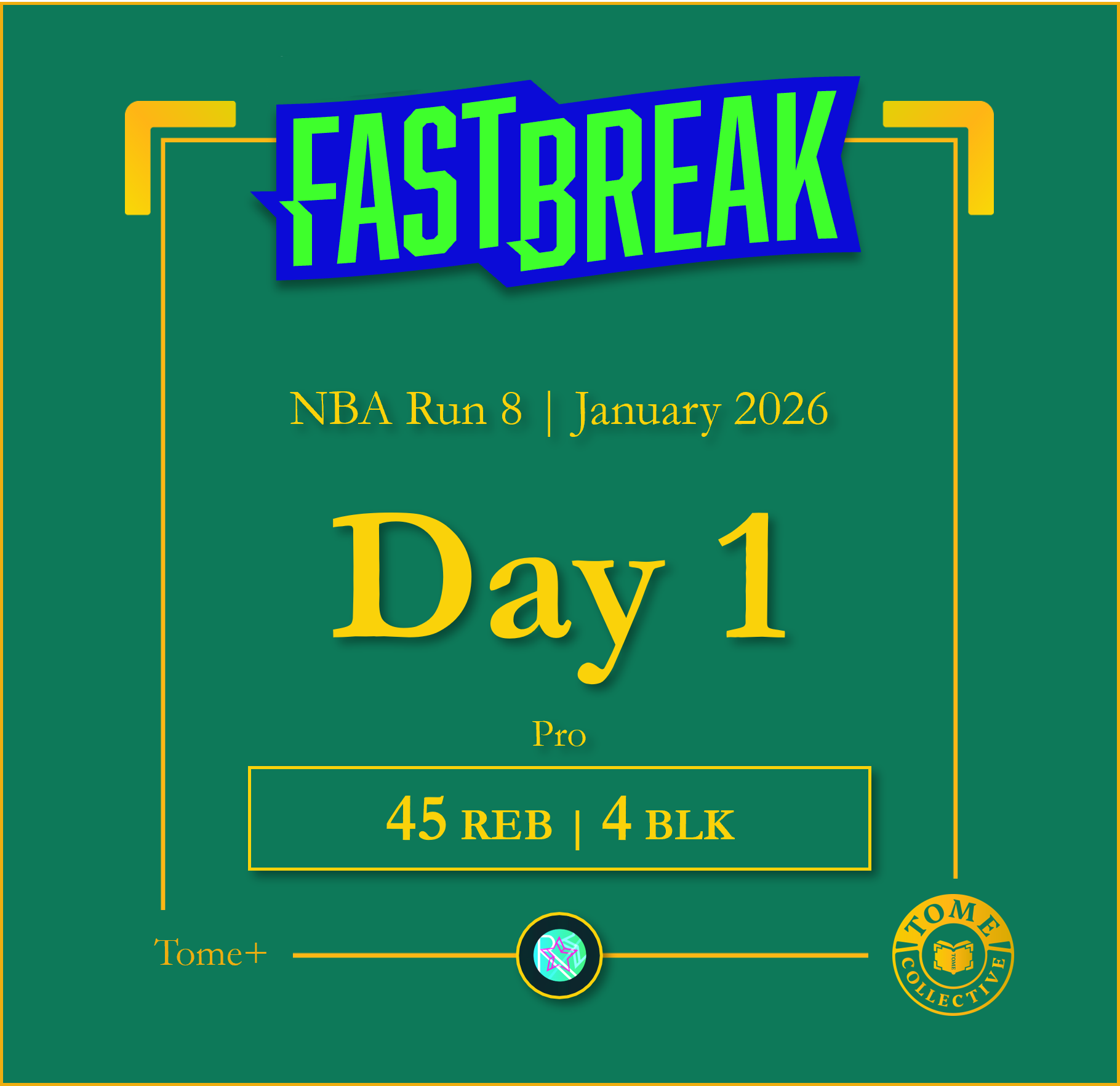 NBA Fast Break Pro+ | Run 8 | Day 1