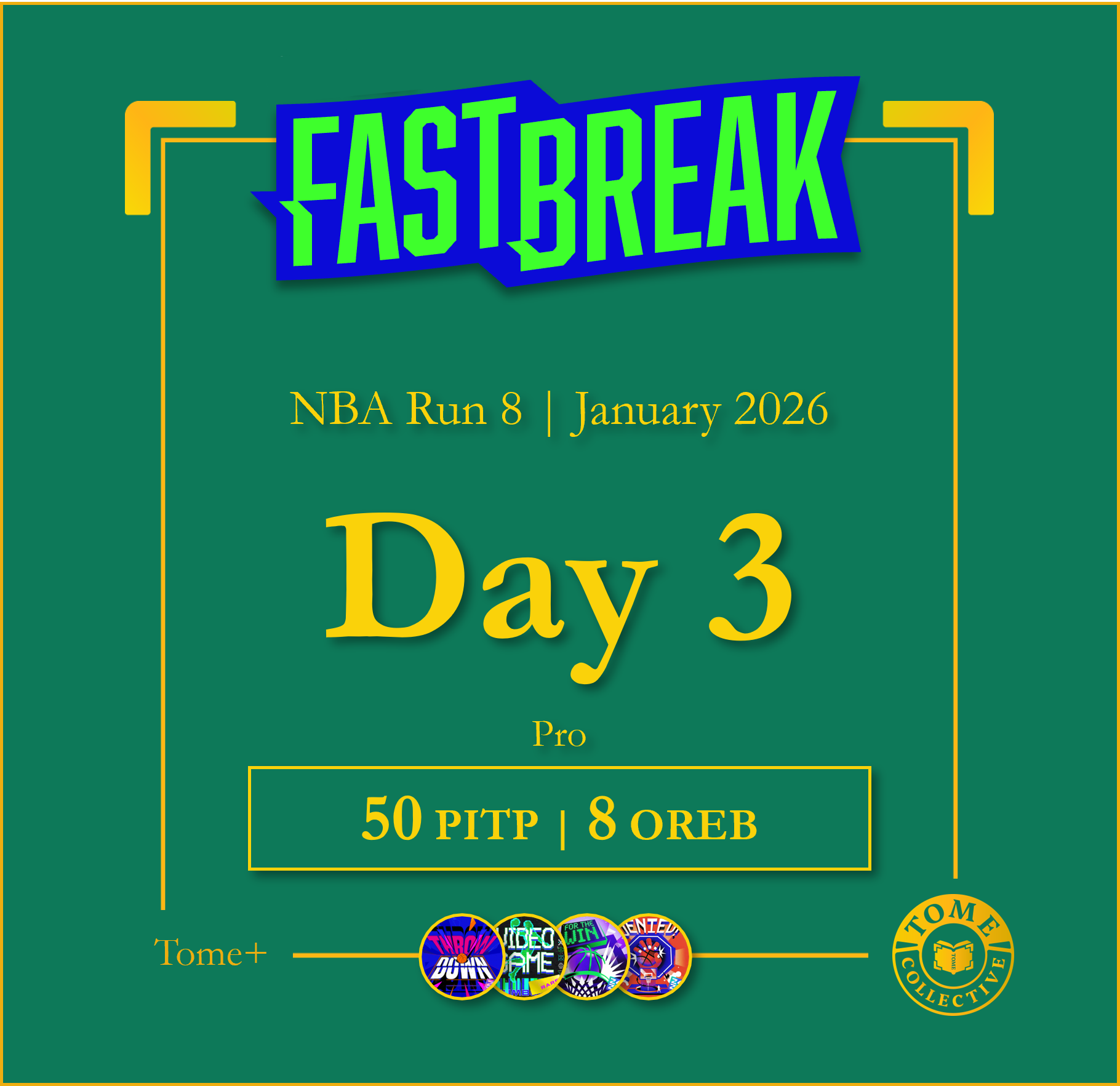 NBA Fast Break Pro+ | Run 8 | Day 3