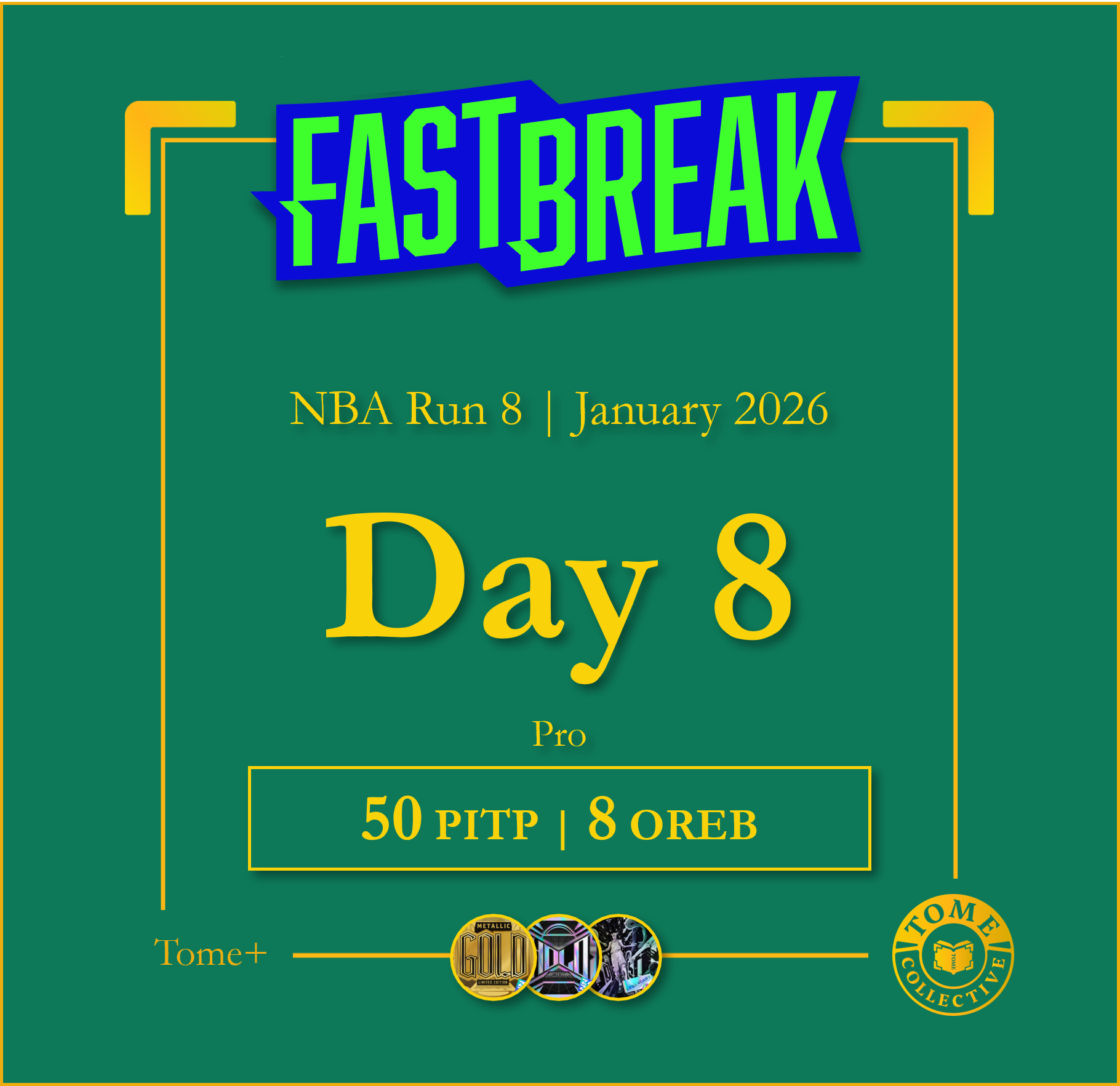 NBA Fast Break Pro+ | Run 8 | Day 8