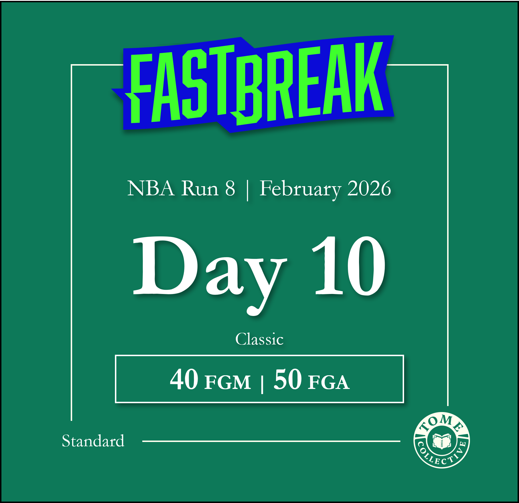 NBA Fast Break Classic | Run 8 | Day 10