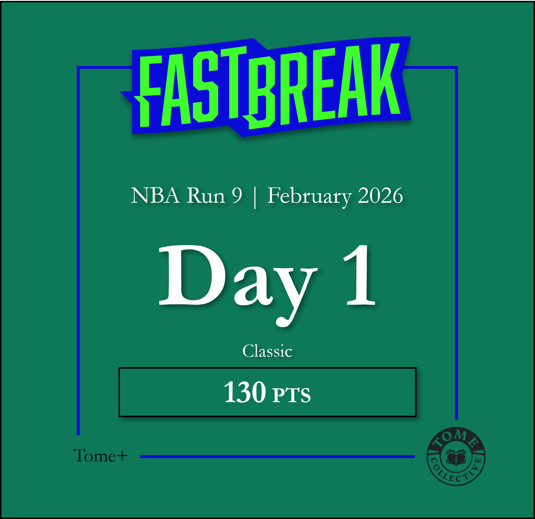 NBA Fast Break Classic+ | Run 9 | Day 1
