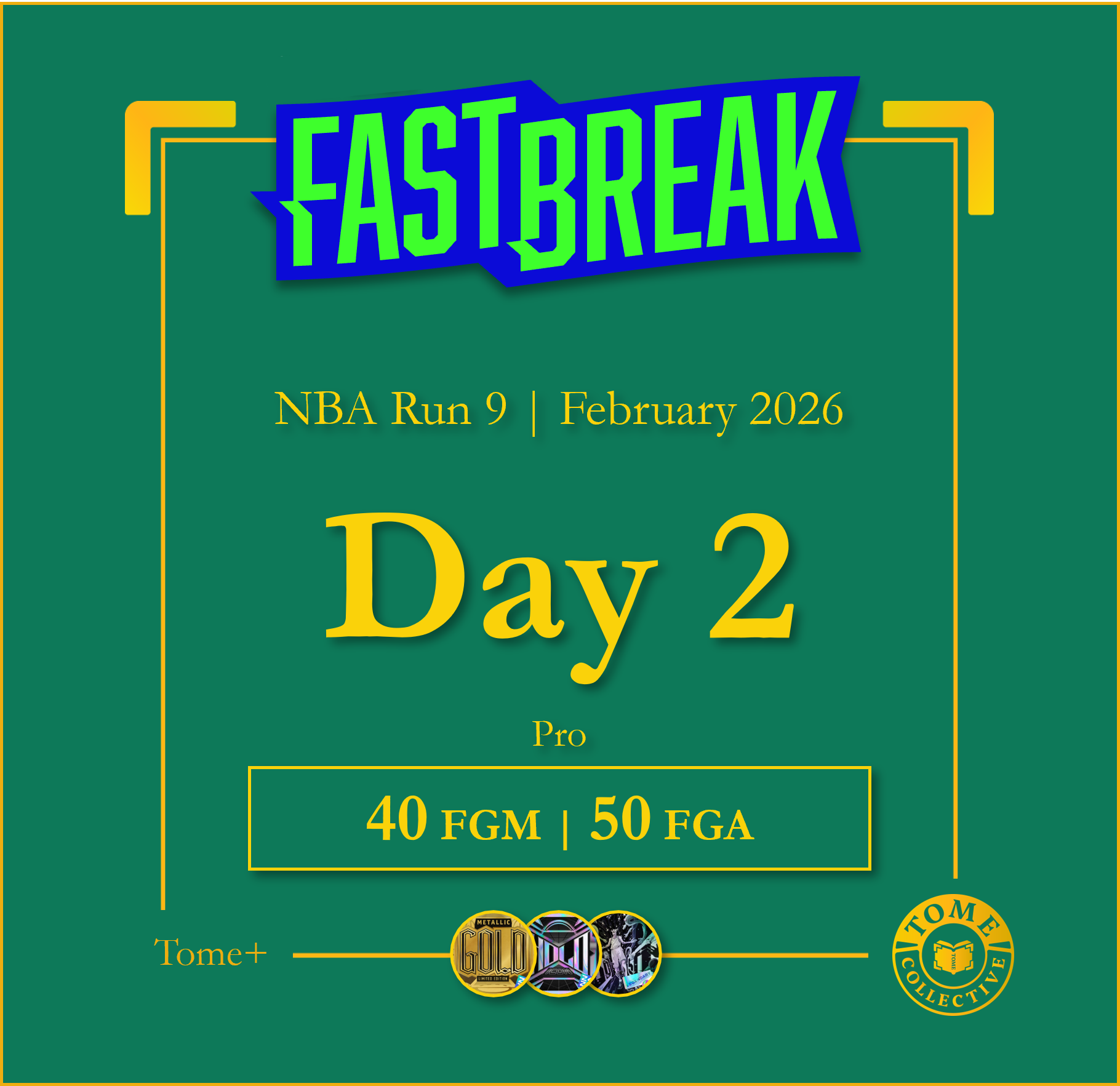 NBA Fast Break Pro+ | Run 9 | Day 2