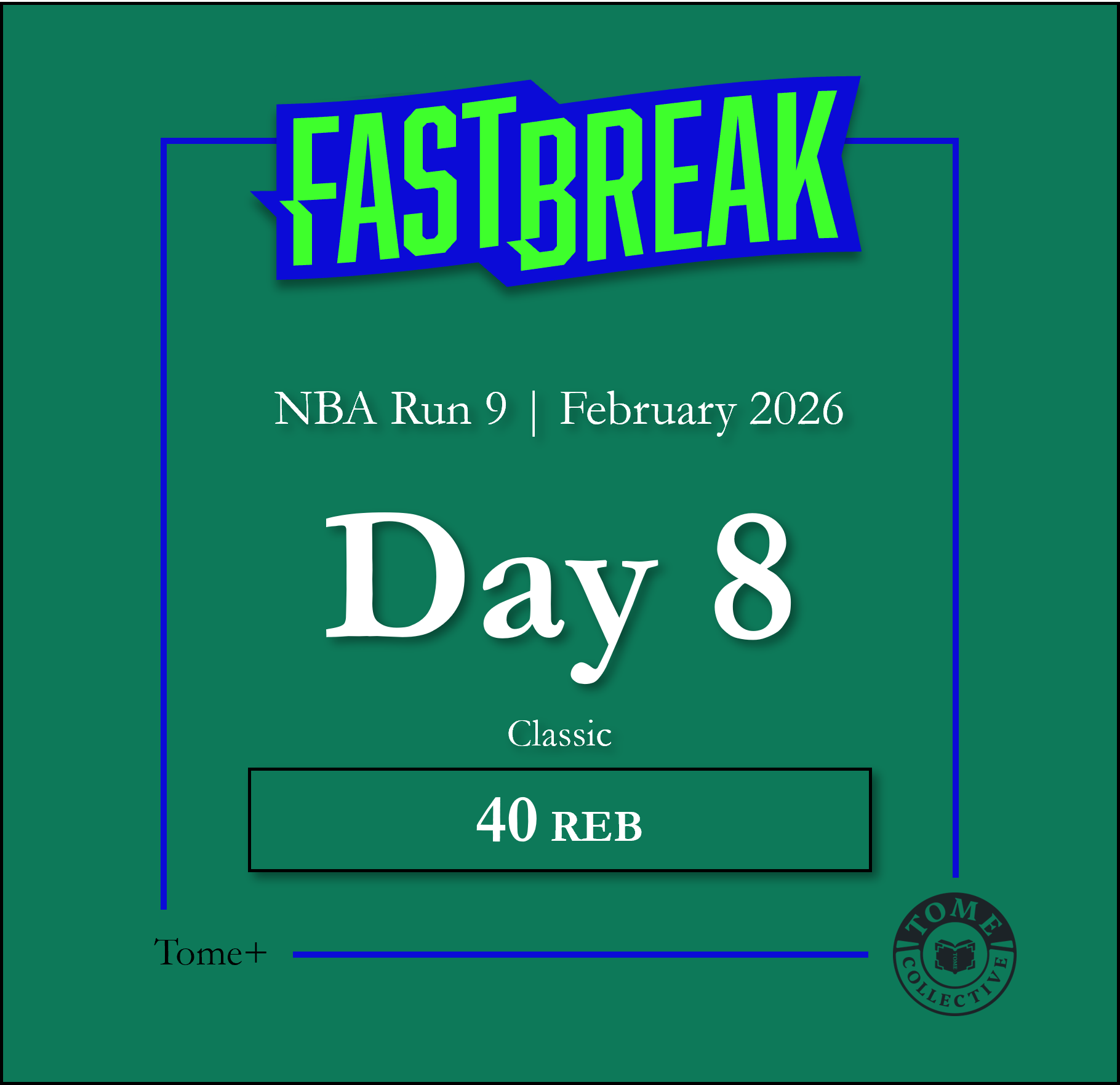 NBA Fast Break Classic+ | Run 9 | Day 8