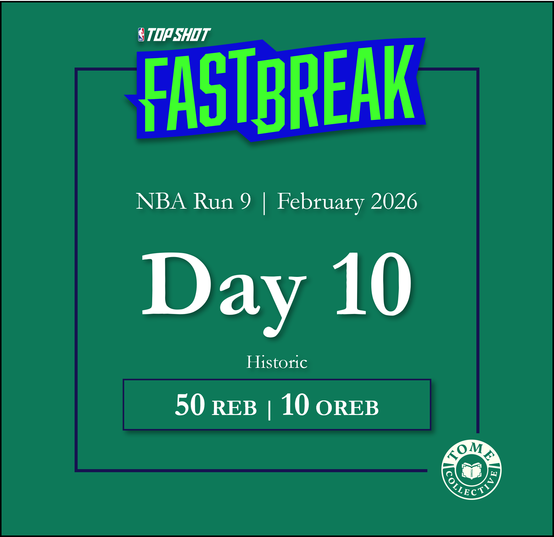 NBA Fast Break Historic | Run 9 | Day 10
