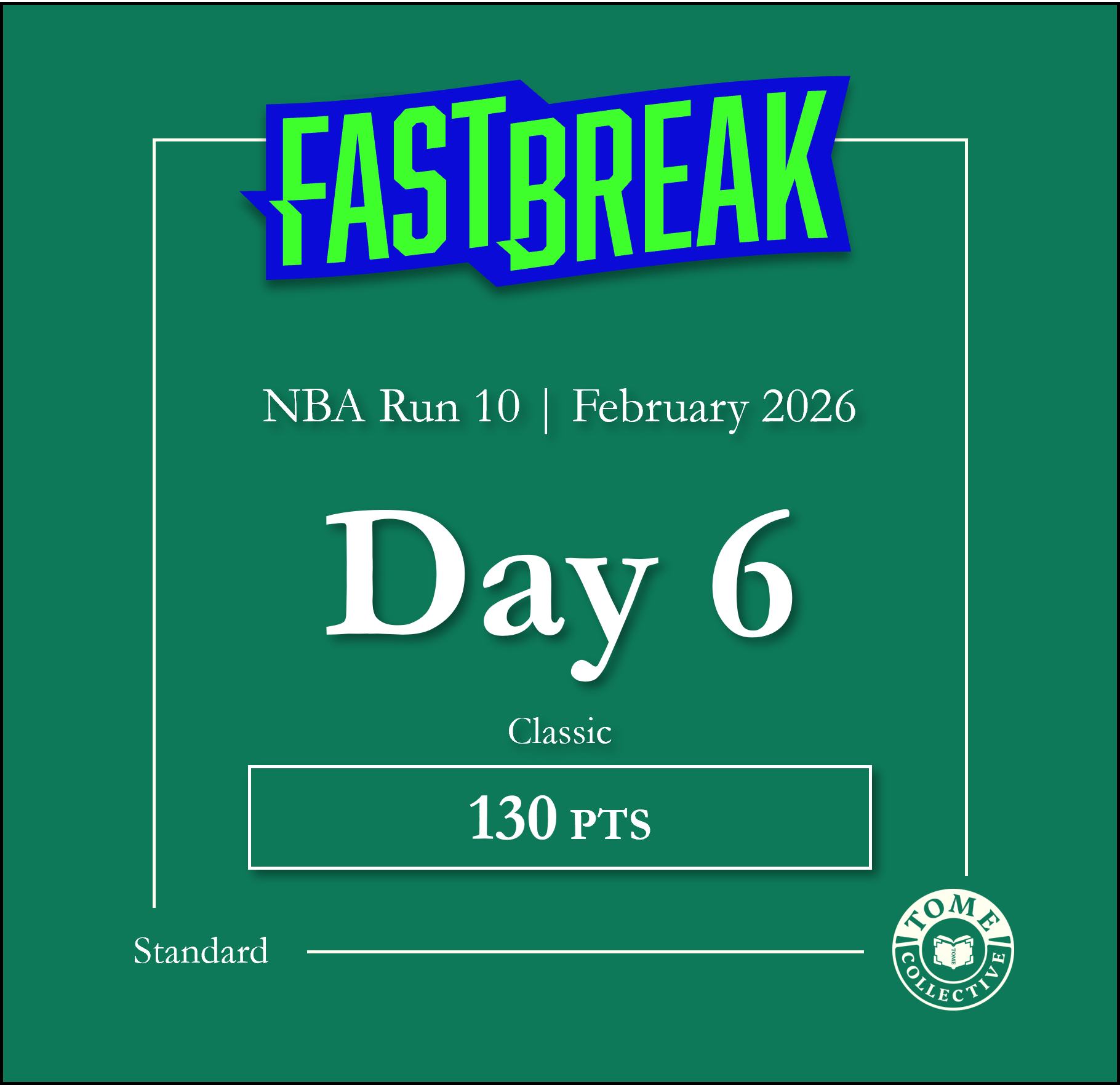 NBA Fast Break Classic | Run 10 | Day 6