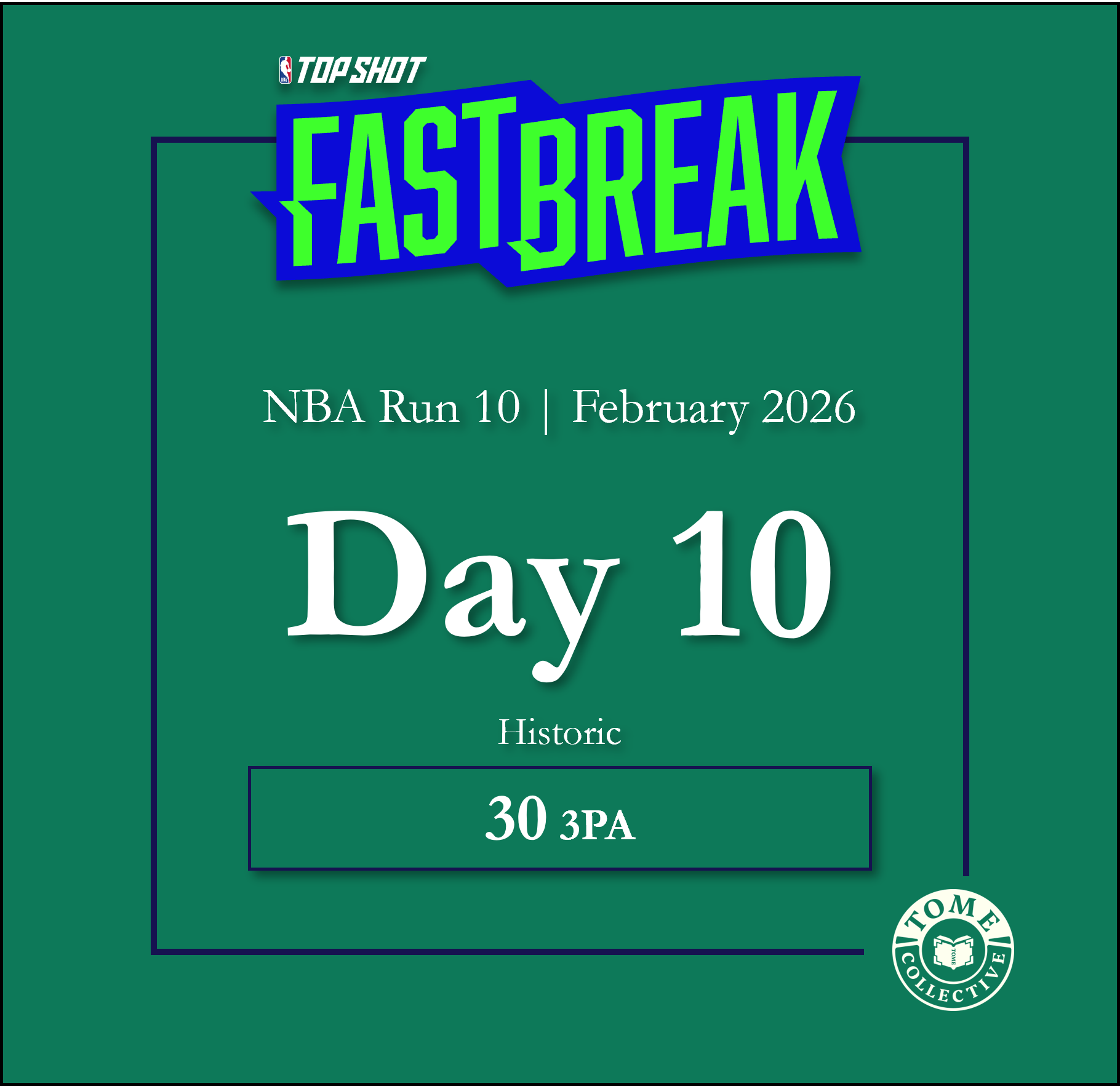 NBA Fast Break Historic | Run 10 | Day 10