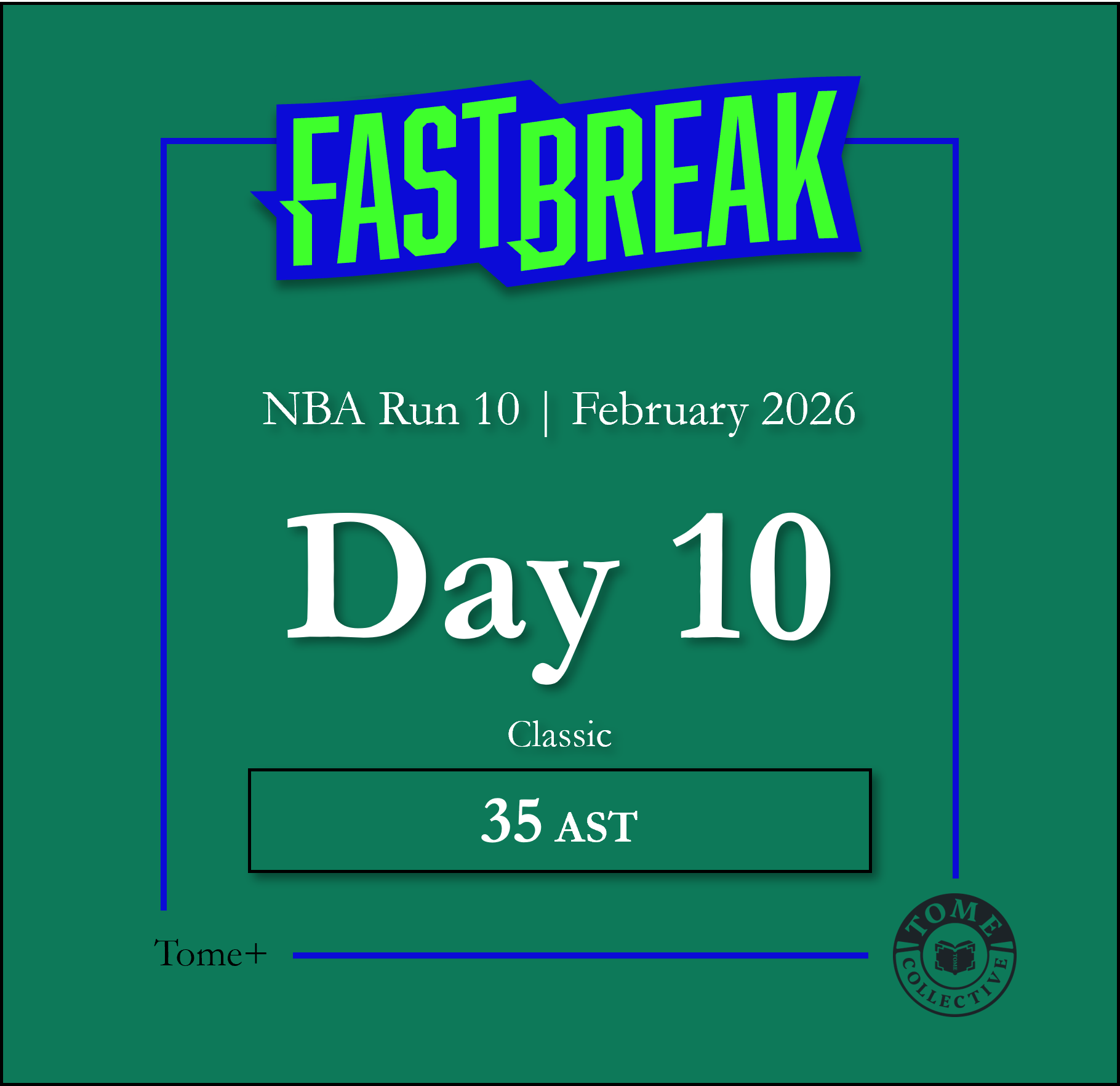 NBA Fast Break Classic+ | Run 10 | Day 10