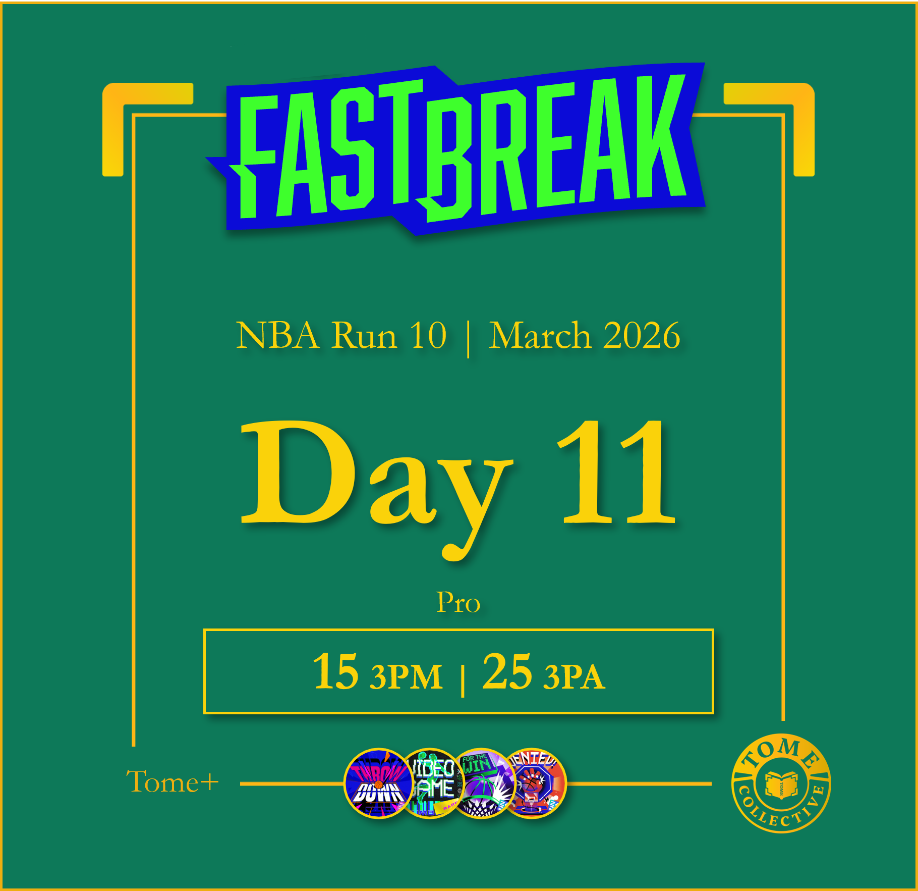 NBA Fast Break Pro+ | Run 10 | Day 11