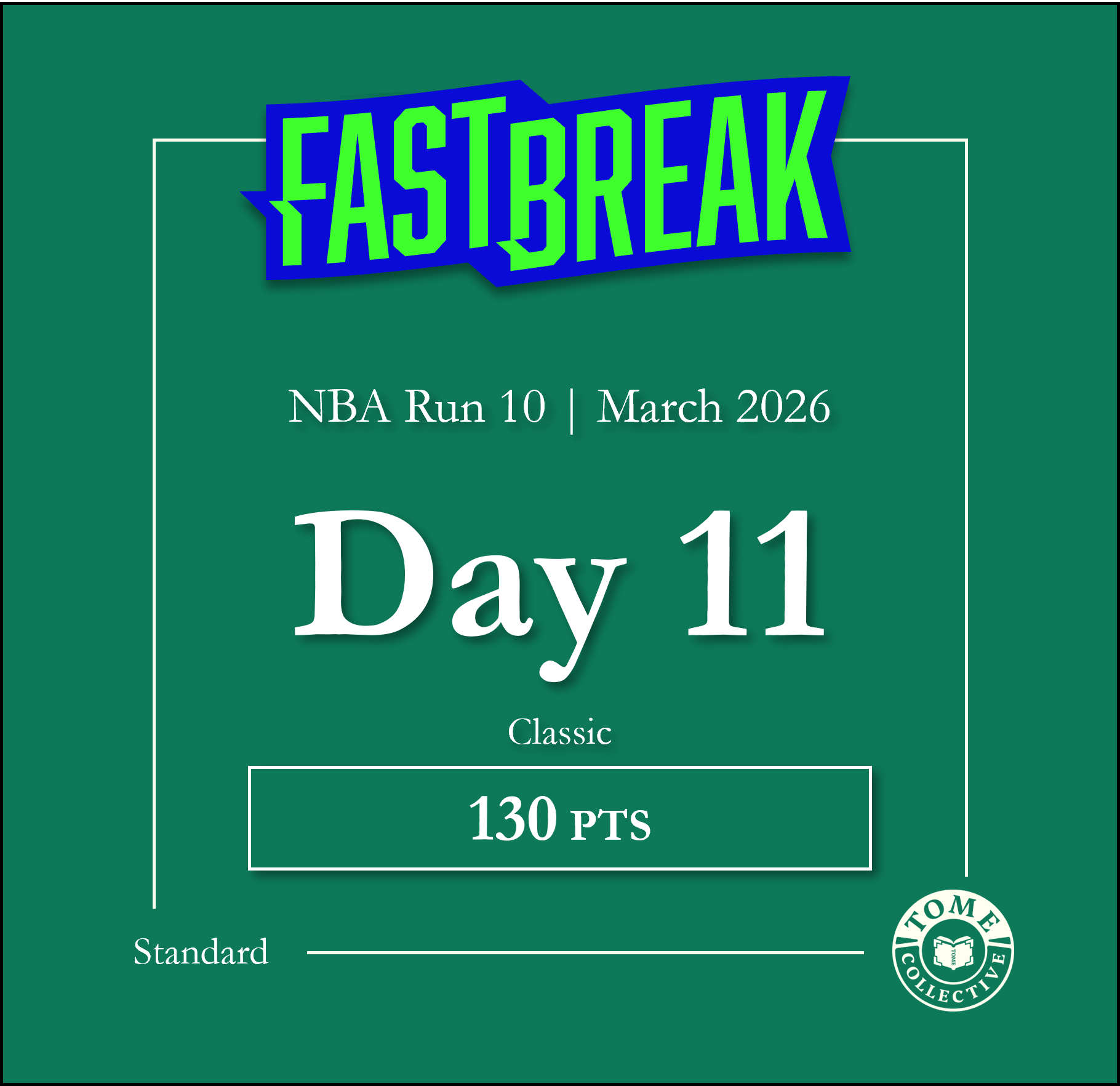 NBA Fast Break Classic | Run 10 | Day 11