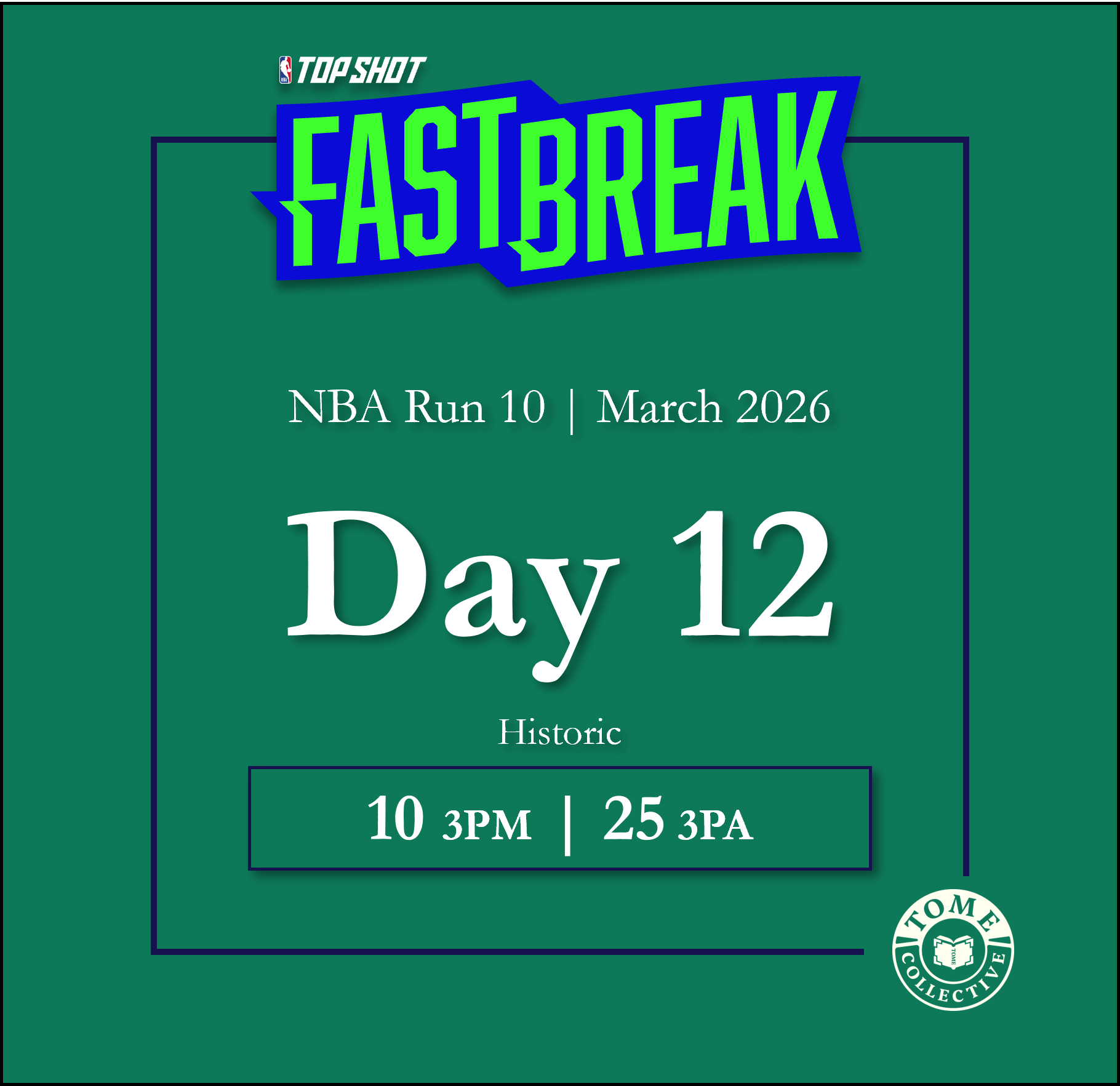 NBA Fast Break Historic | Run 10 | Day 12