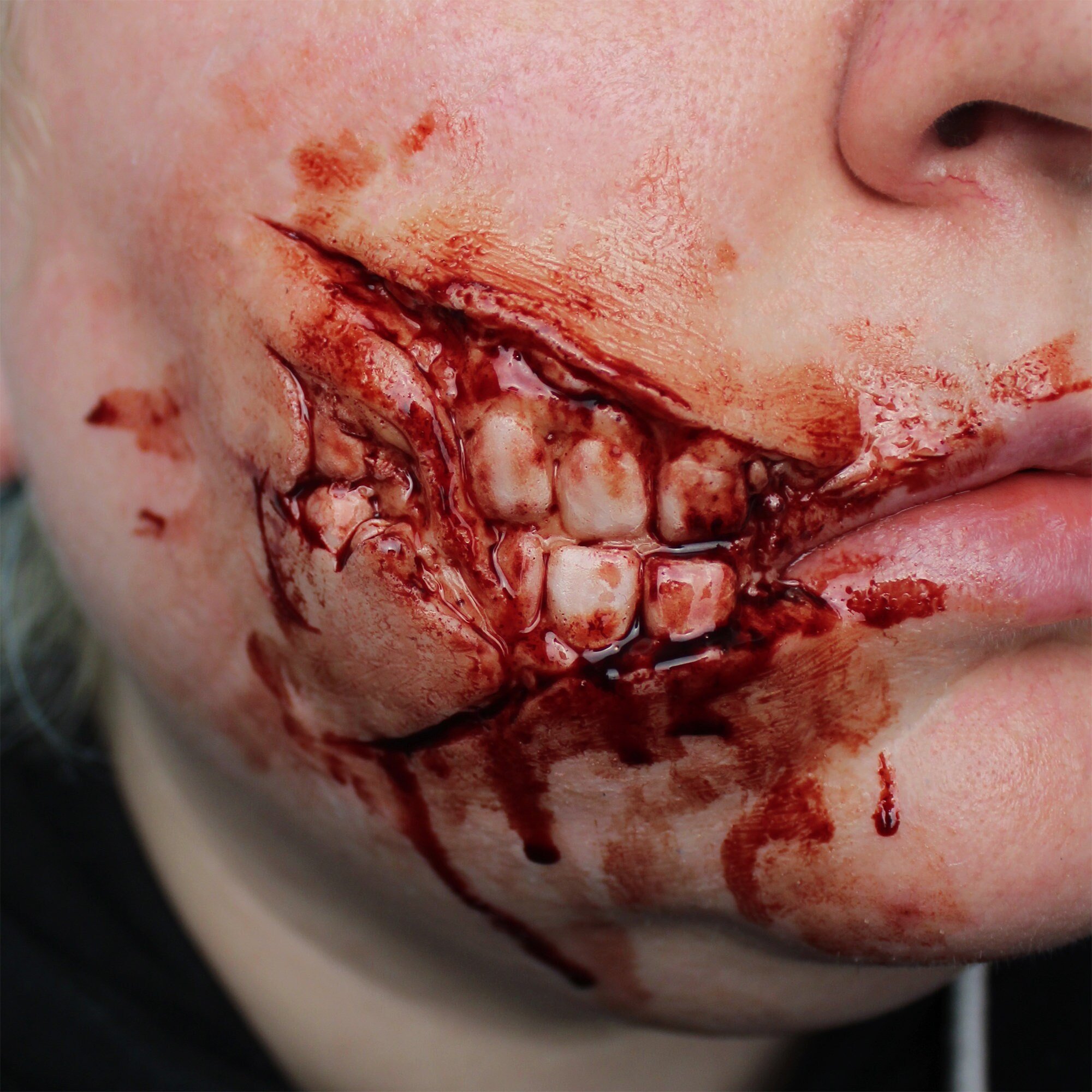Ripped Zombie Mouth