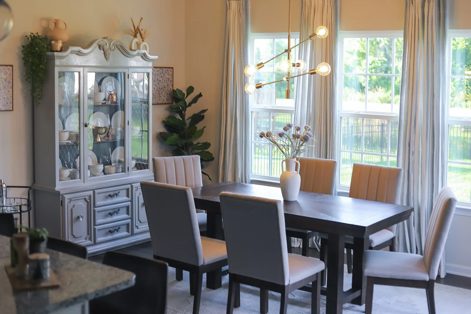 Featured on TWOPAGES Curtains: Drapery That Transformed a Dining Room