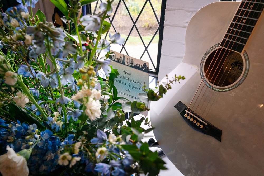 Wedding guitar to be signed by guests