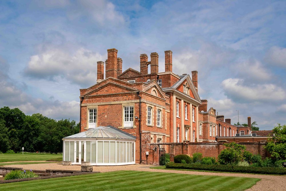 Exterior frontage of Warbrook House, Hampshire
