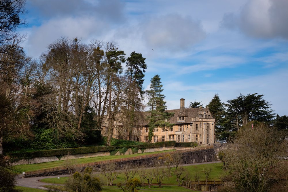 Exterior of Coombe Lodge, Blagdon, Somerset