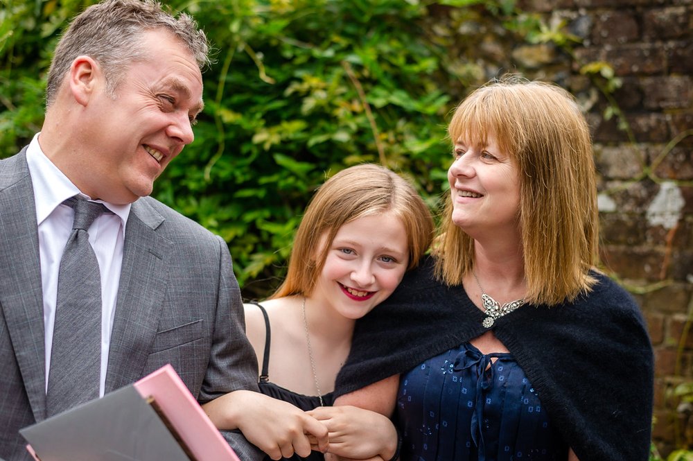 Wedding guests arrive at Berkshire ceremony