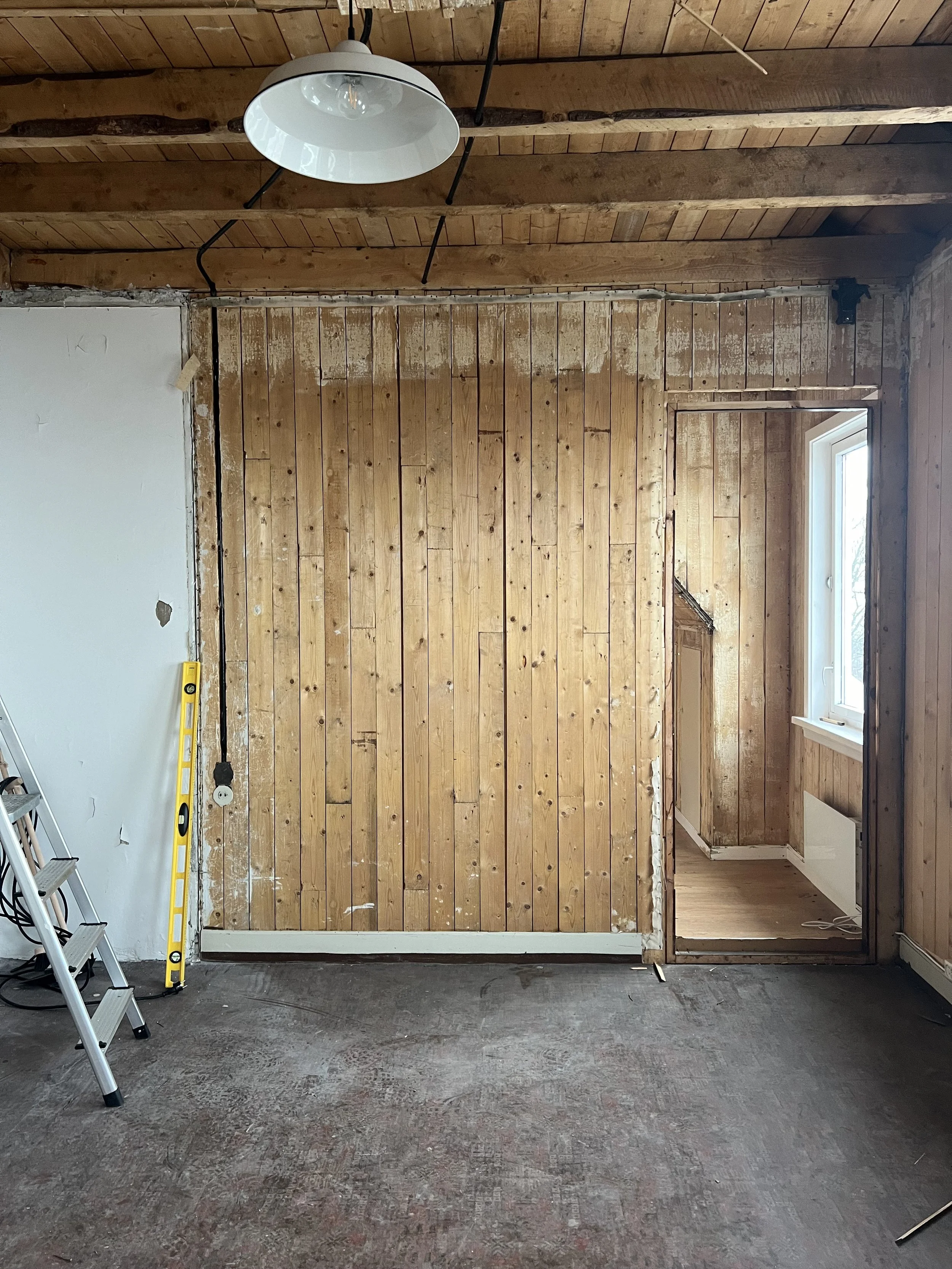 Totalrenovering Breistølen: Loftetasjen.