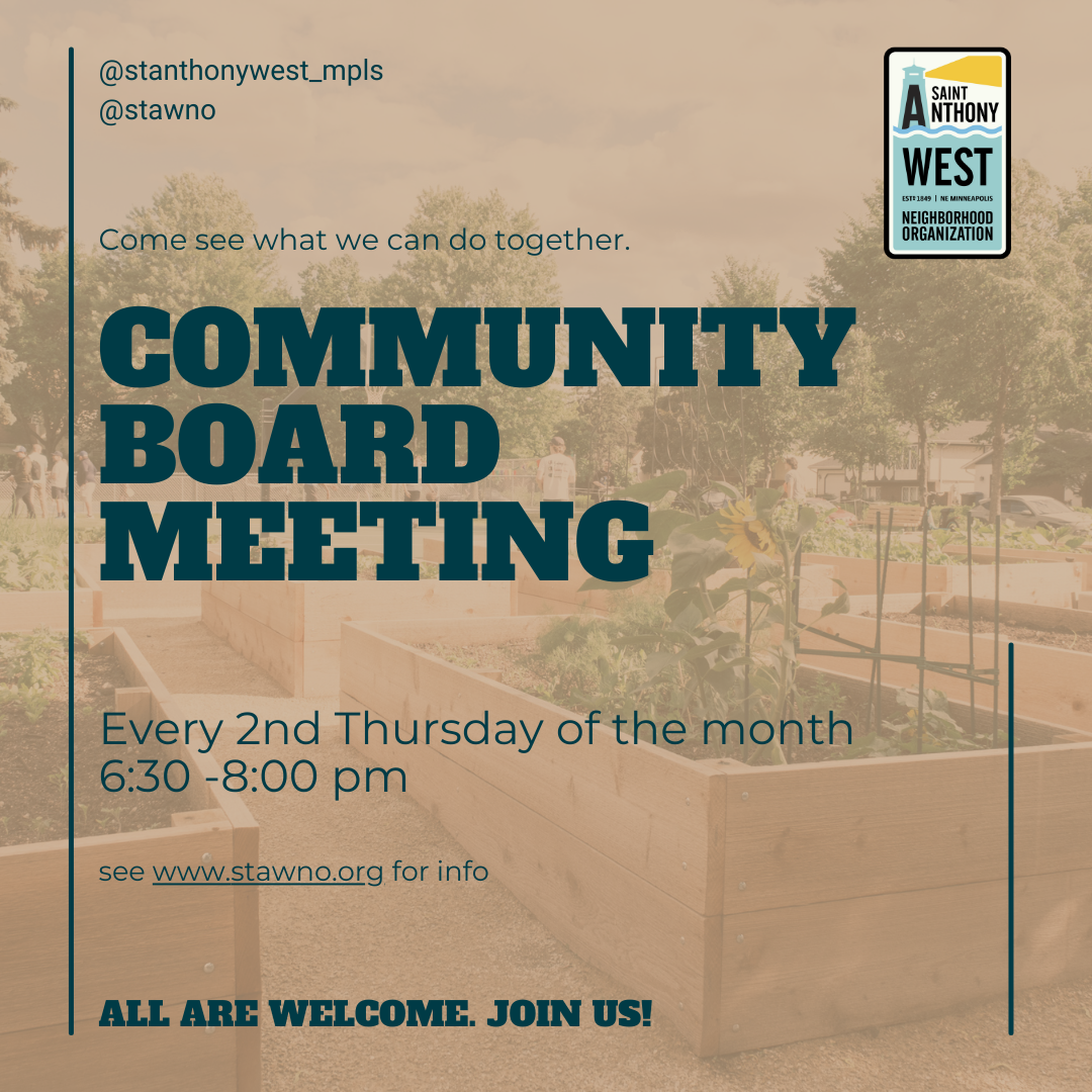 Monthly Community Board of Directors Meeting