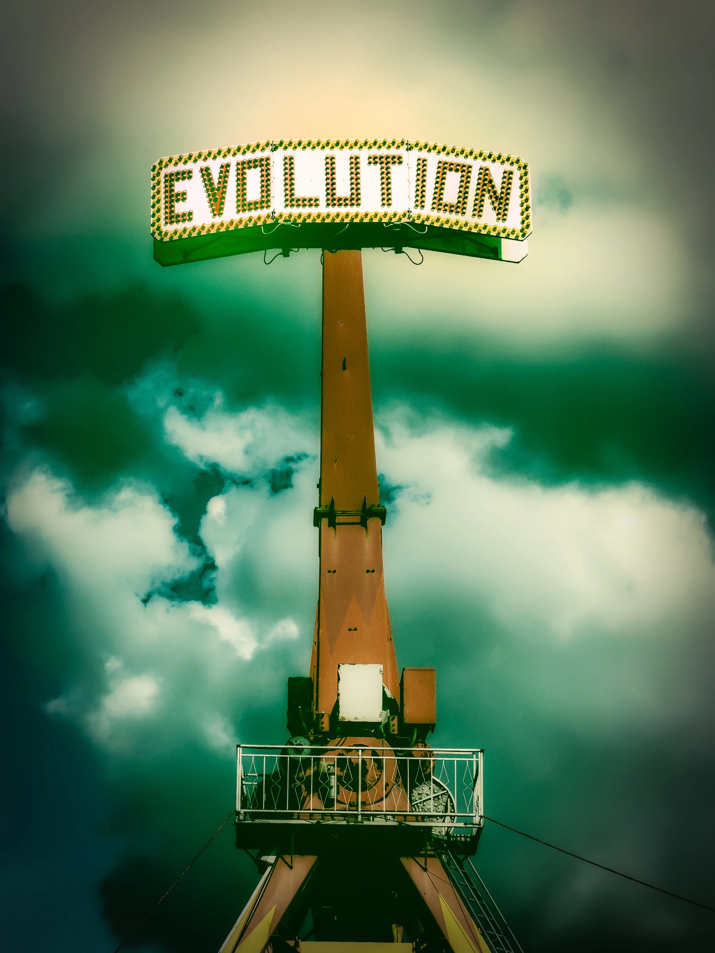 Evolution Funfair Ride. Barry Island