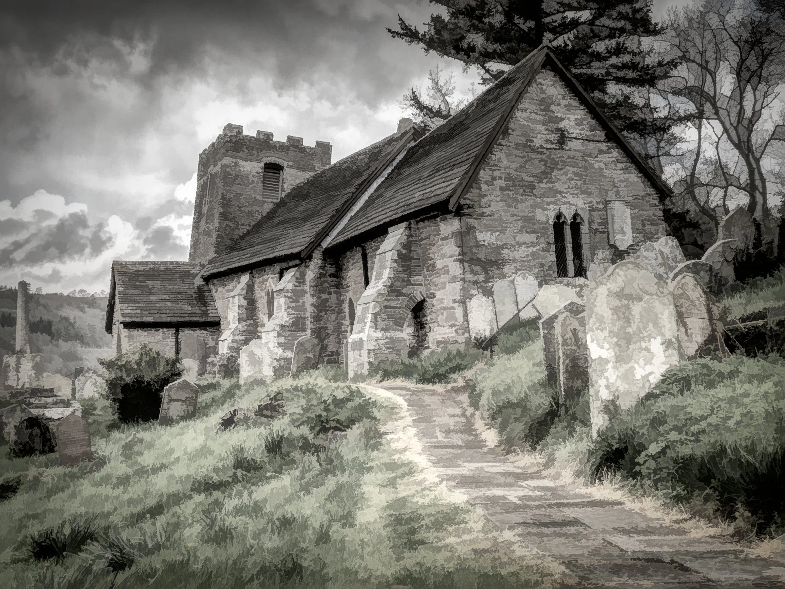 Cwmyoy Church 3