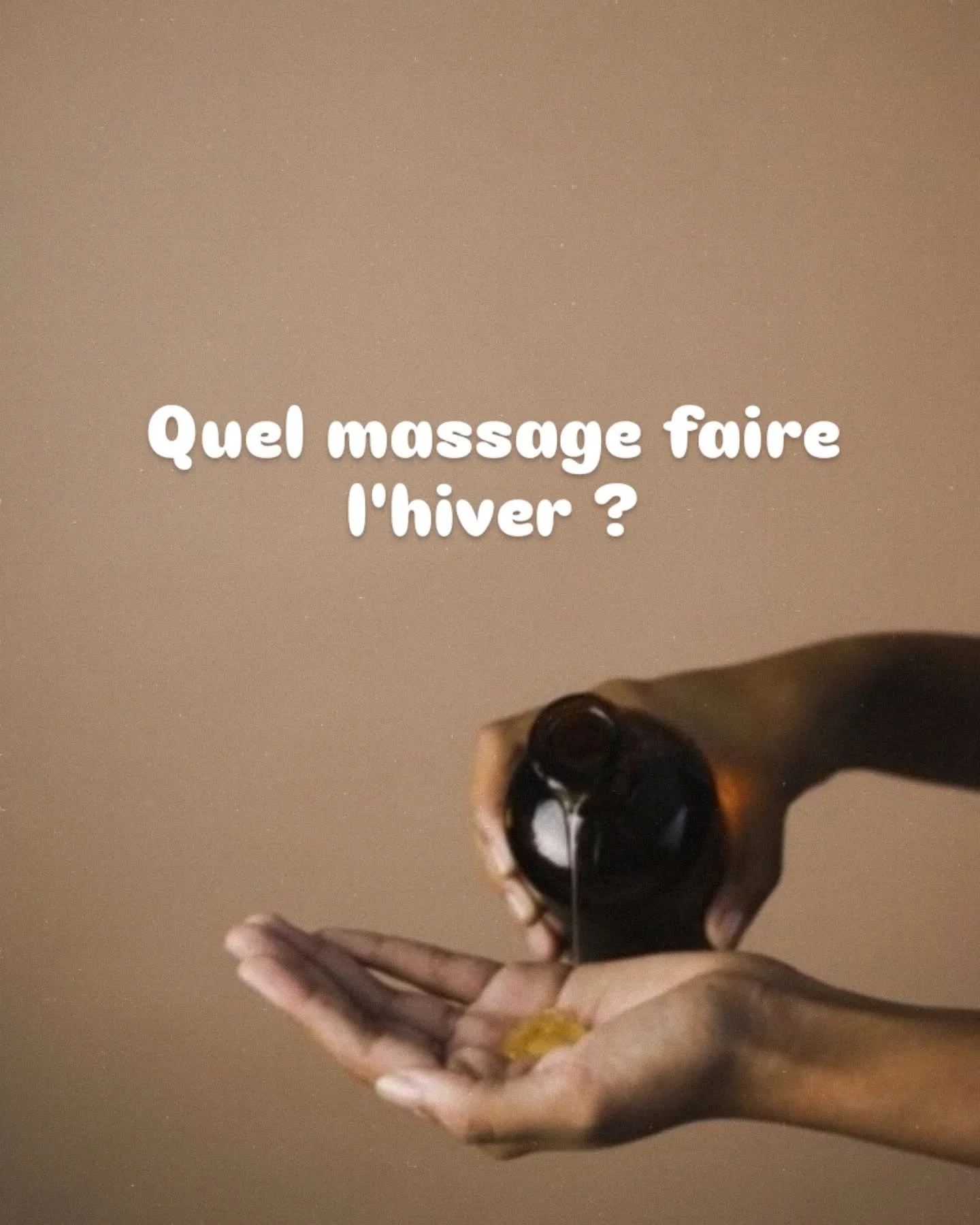 Le froid s'est install&eacute;, la nuit tombe plus t&ocirc;t, l'hiver pointe doucement mais s&ucirc;rement le bout de son nez.

Le massage Abhyanga &agrave; l'huile chaude de s&eacute;same est le massage id&eacute;al &agrave; faire en cette saison.

