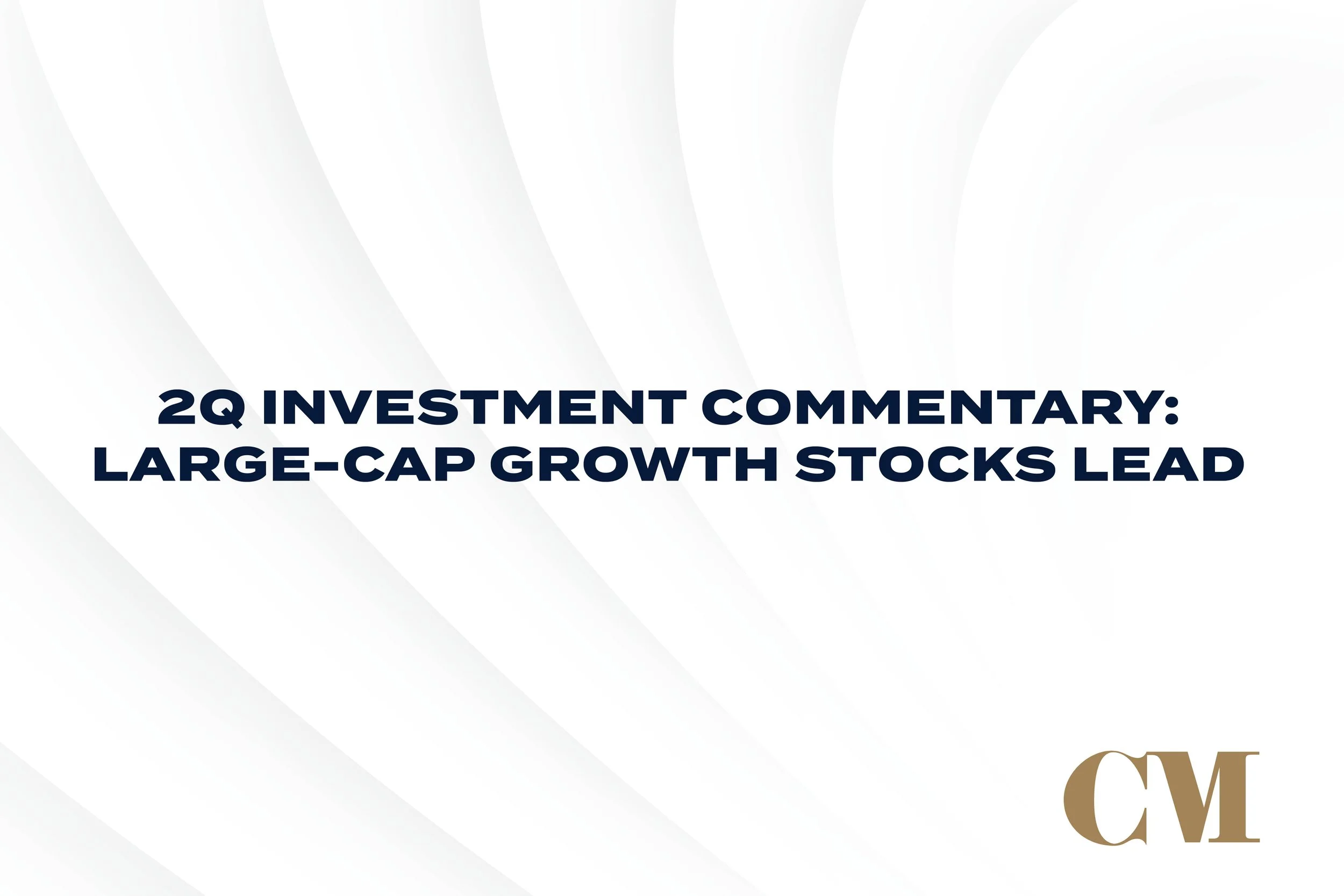 2Q Investment Commentary: Large-Cap Growth Stocks Lead