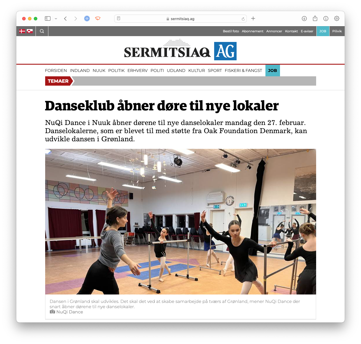 NuQi i Nyhederne