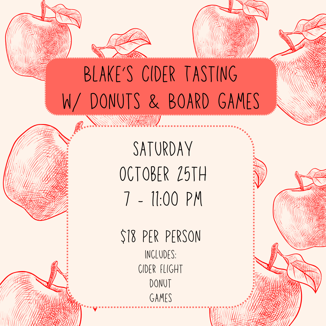 Blake's Cider Tasting