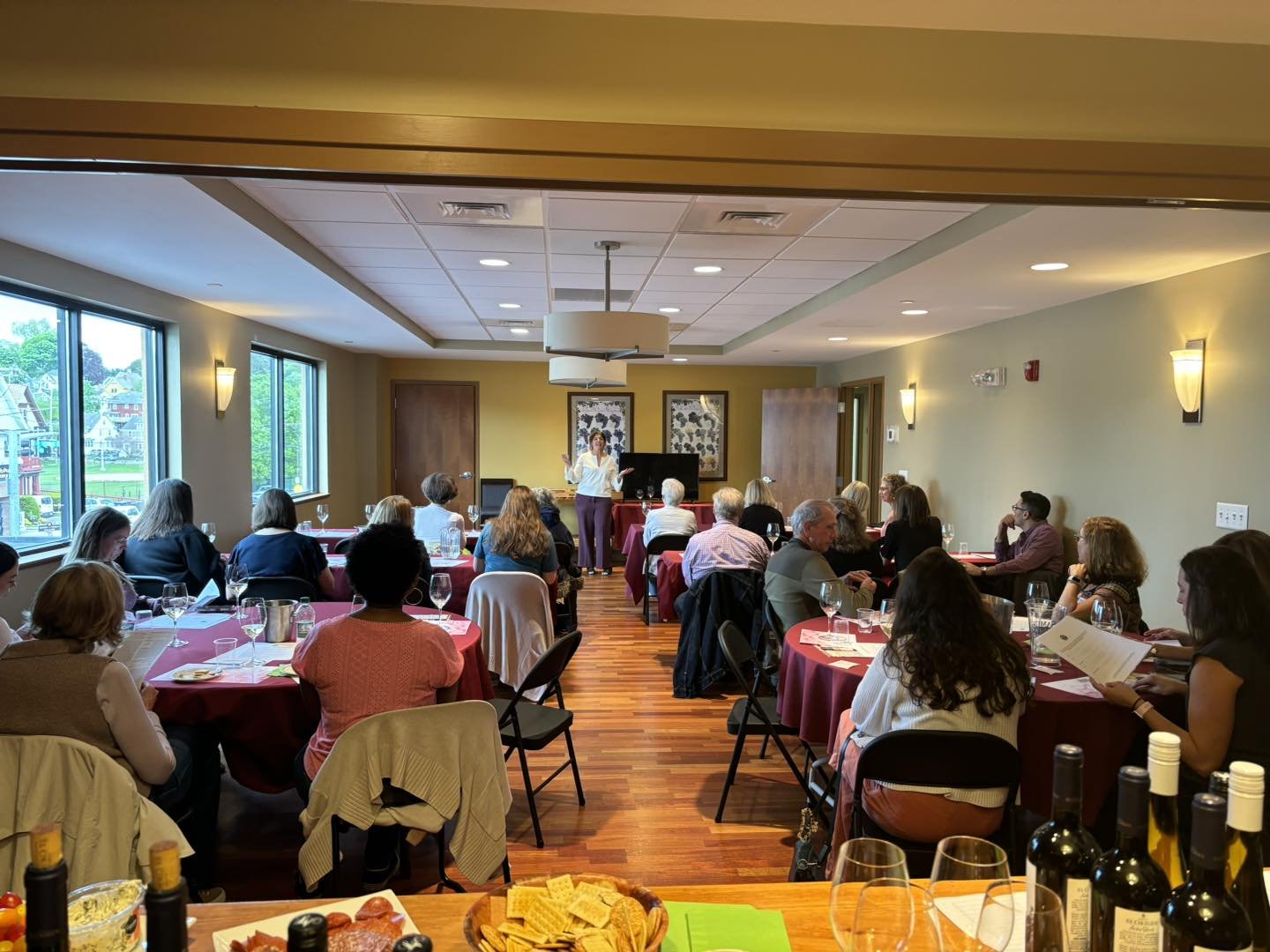 Such a great time getting to know some prospective volunteers! Thank you to Christine and staff at Blanchards - West Roxbury for hosting a delicious and informative wine tasting for us tonight. It was really wonderful to get to know so many people in