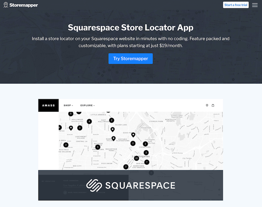 Squarespace Interactive Charts