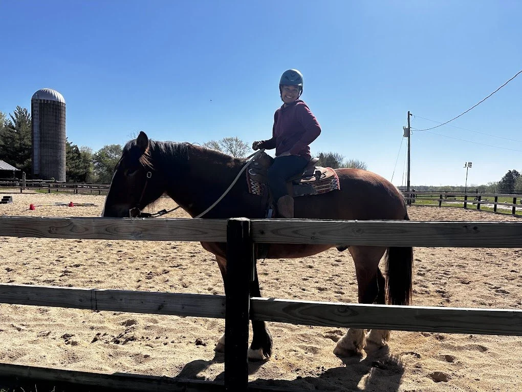 Jammi & Major playing in the arena 5/2/26
