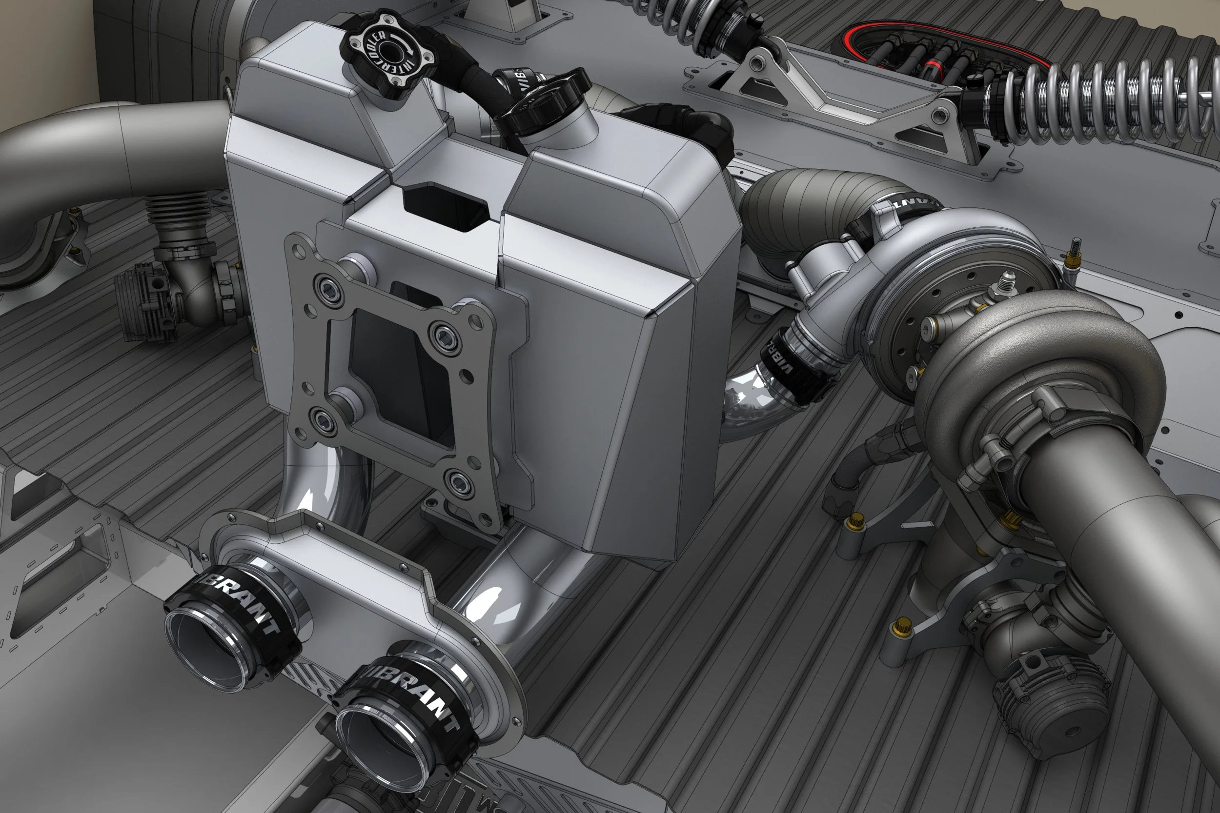 Water to Air Intercooler — 3D Magic Mike Design